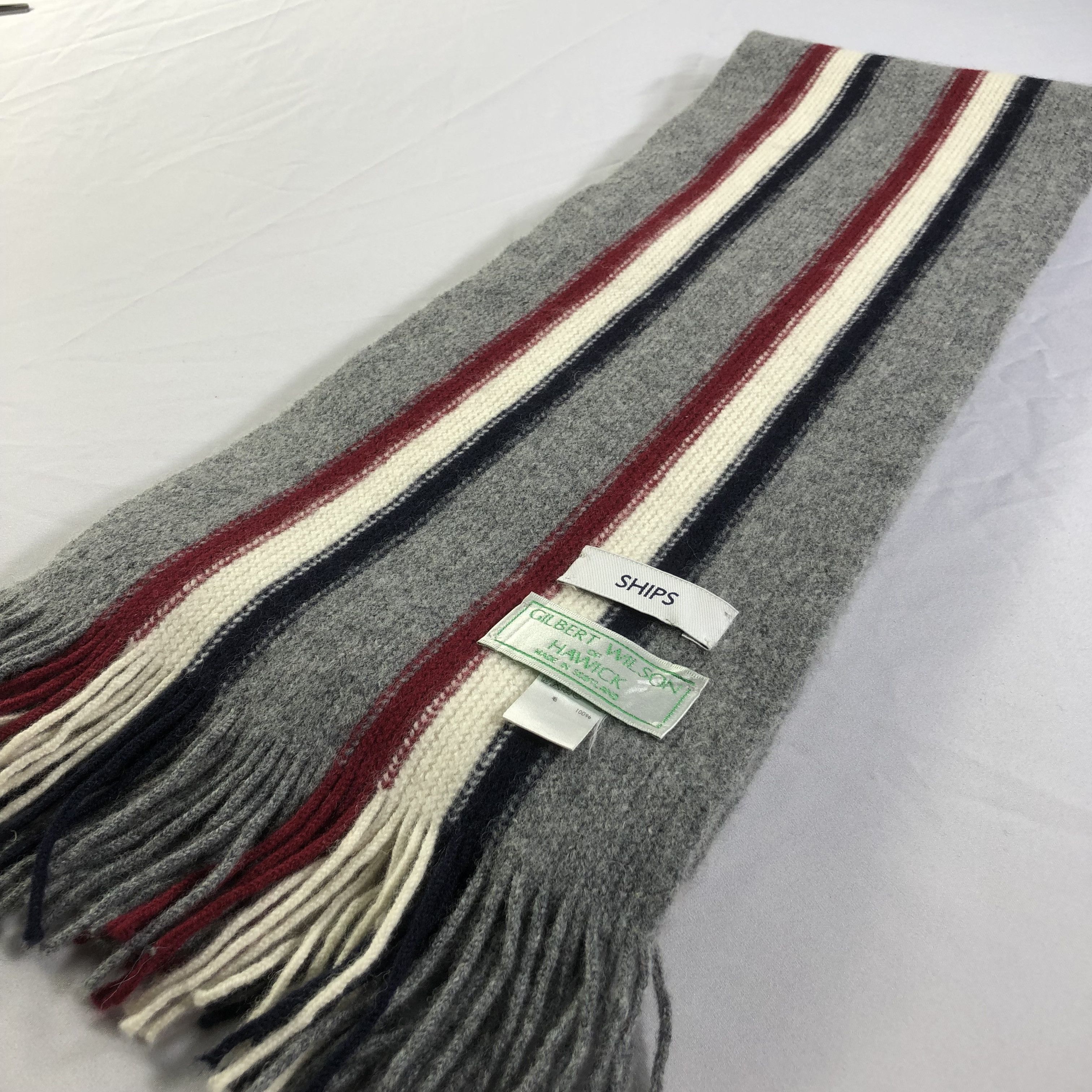 SHIPS Ships Knit Wool Scarf Muffler V1496 Size ONE SIZE - 3 Thumbnail