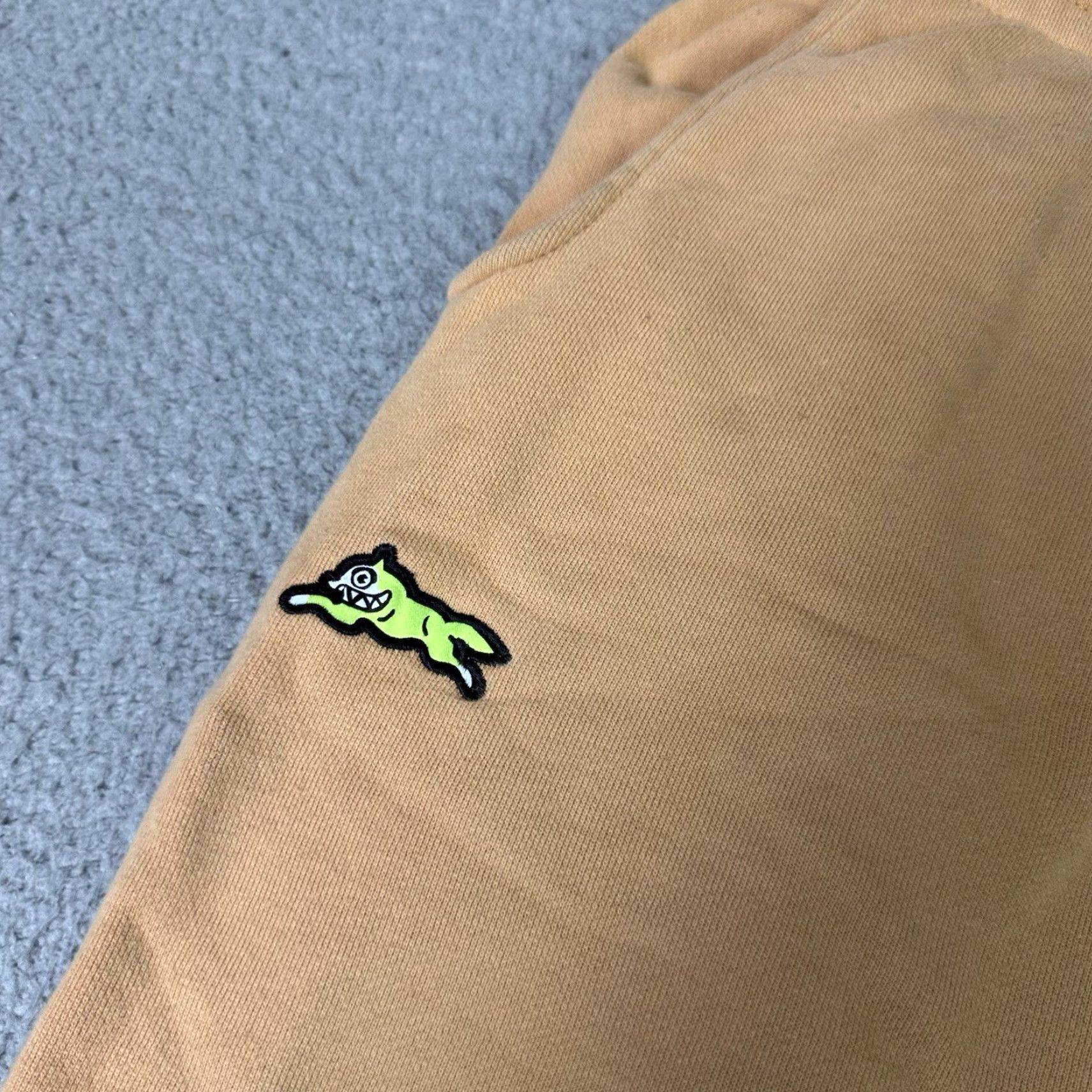 Vintage Ice Cream Sweatpants Mens L Orange Dog Graphic Print Pockets Distressed Casual Activewear Tapered Relaxed Fit Pants Size US 33 - 4 Thumbnail