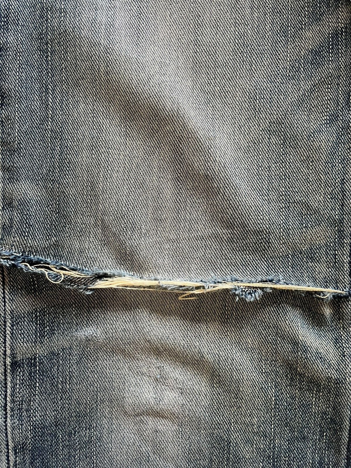 Lee Vintage Lee Riders Mud Wash Distressed Bootcut Jeans Size US 31 - 5 Thumbnail