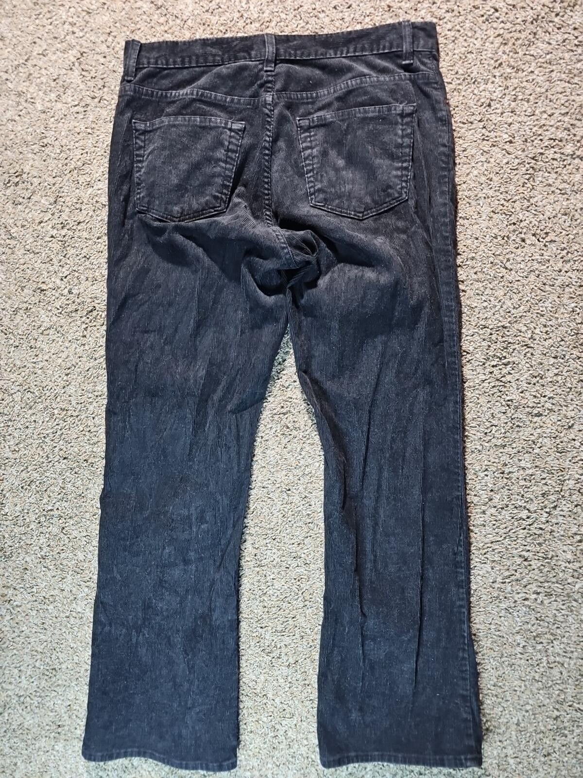 Gap Gap Corduroy Bootcut Stretch Pants Women’s 16R Black Stretch Size 38" / US 16 / IT 52 - 6 Thumbnail