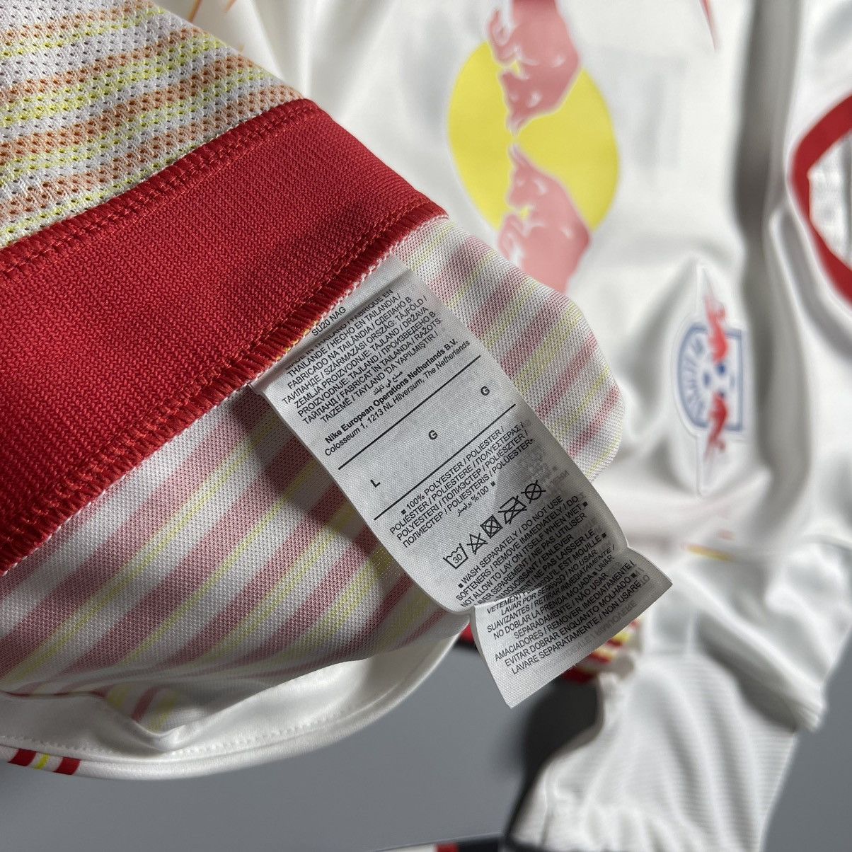 Nike RB LEIPZIG NIKE 2020/2021 FOOTBALL HOME JERSEY #10 FORSBERG Size US L / EU 52-54 / 3 - 9 Thumbnail
