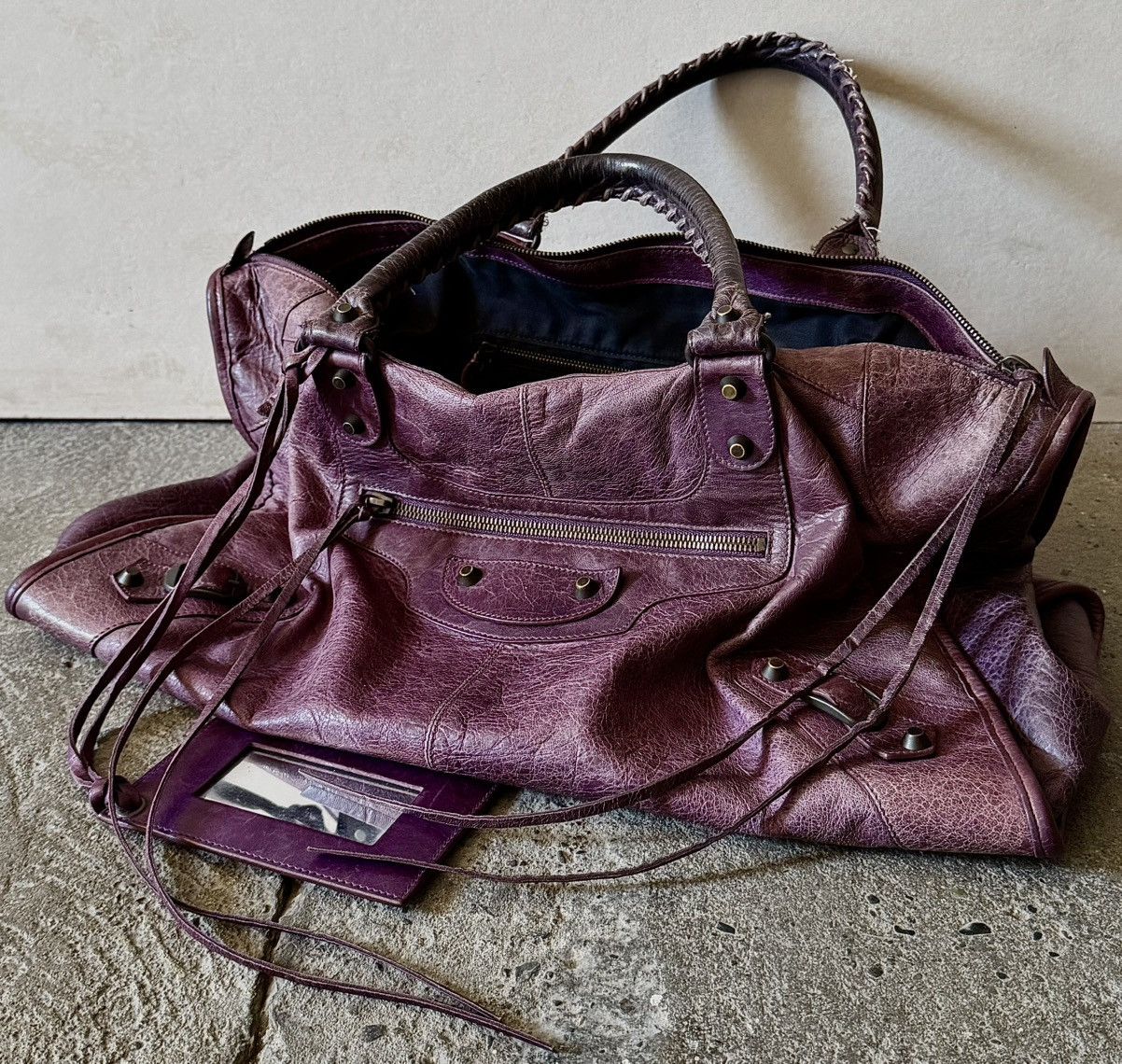 Balenciaga Balenciaga - 2000’s - Classic Le City - Lambskin Work Bag Size ONE SIZE - 18 Thumbnail