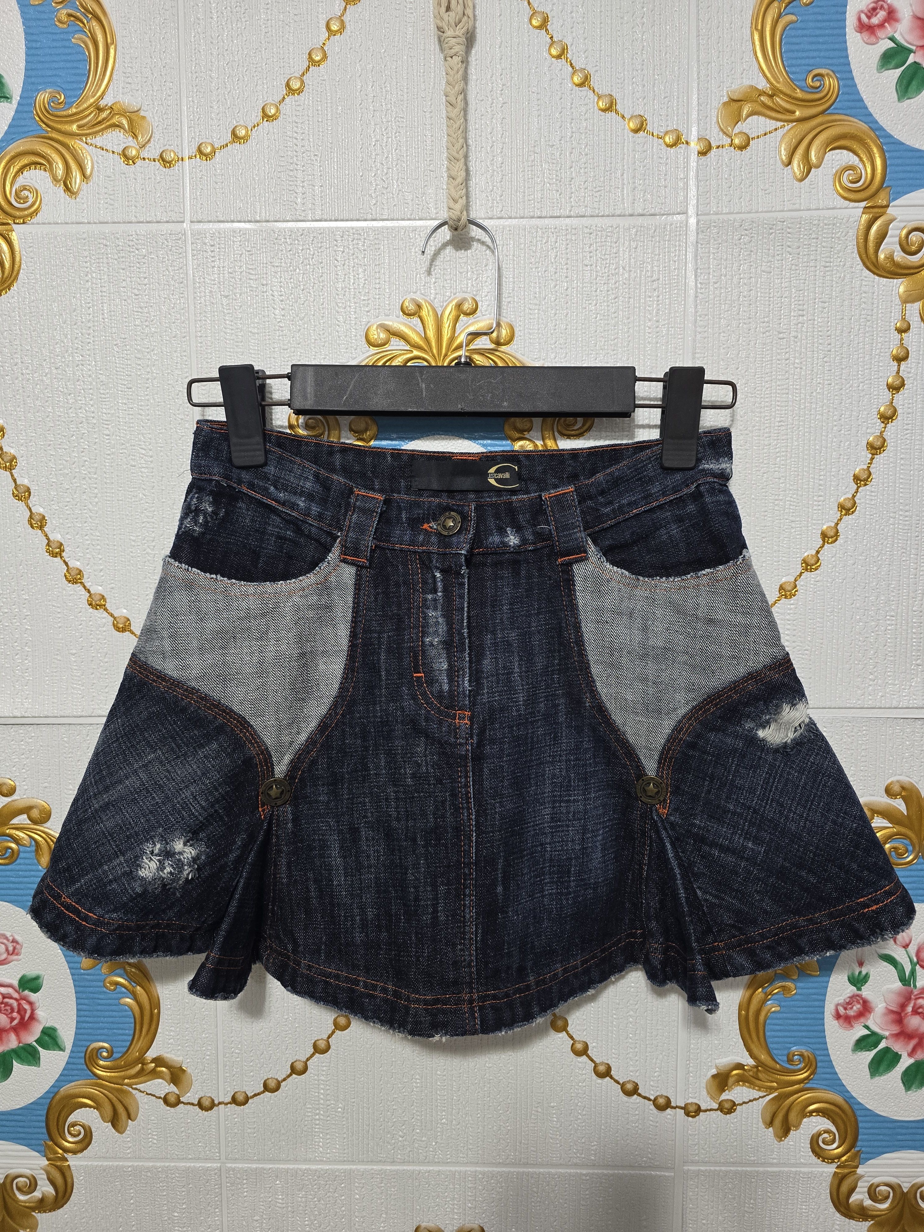 Just Cavalli JUST CAVALLI mini skirt Women VINTAGE very rare. Like new Size 28" / US 6 / IT 42 - 1 Thumbnail