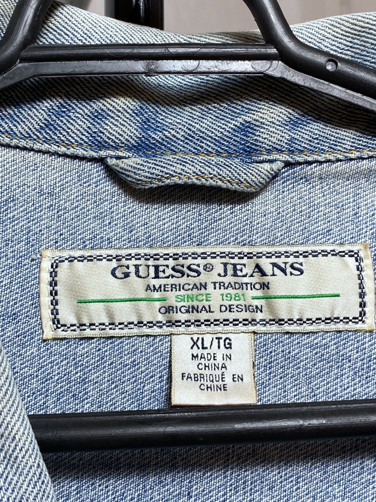 Guess Guess Vintage Jeans Jacket Big logo Size US XL / EU 56 / 4 - 9 Thumbnail