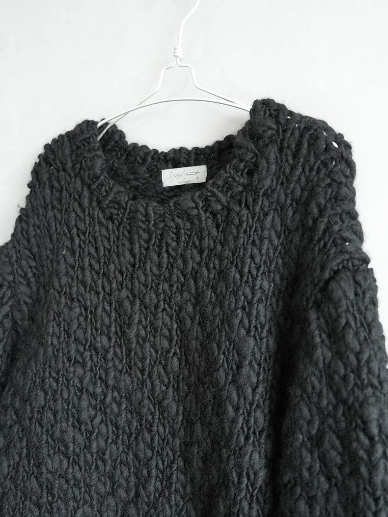 Yohji Yamamoto Thick Hand-knit Wool Sweater by Yohji Yamamoto-2505 Size US M / EU 48-50 / 2 - 6 Thumbnail