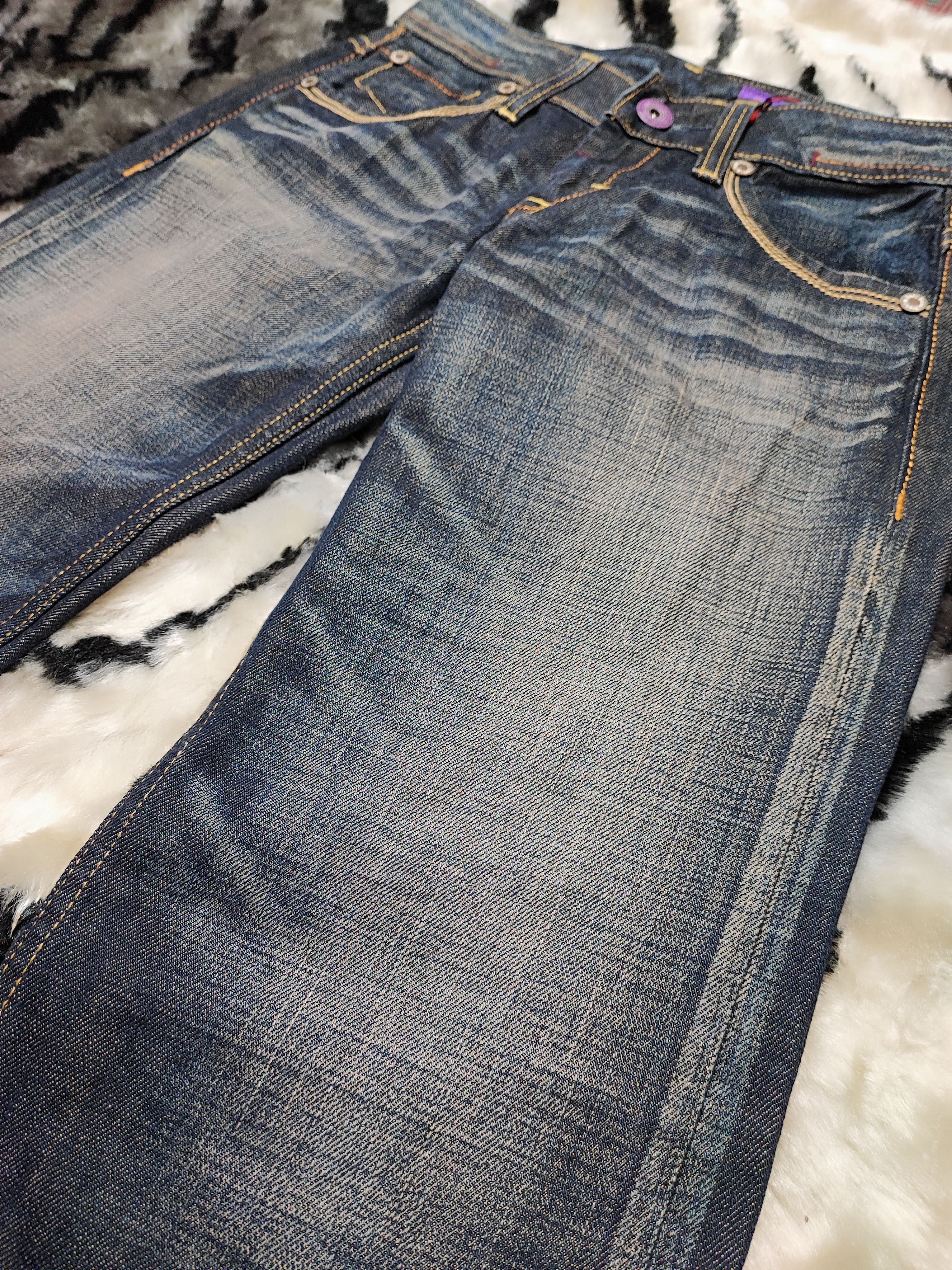 If Six Was Nine × Japanese Brand × Le Grande Bleu (L.G.B.) Flare Bootcut Sweet Camel Rusty Dungarees Deadstock Size US 28 / EU 44 - 4 Thumbnail