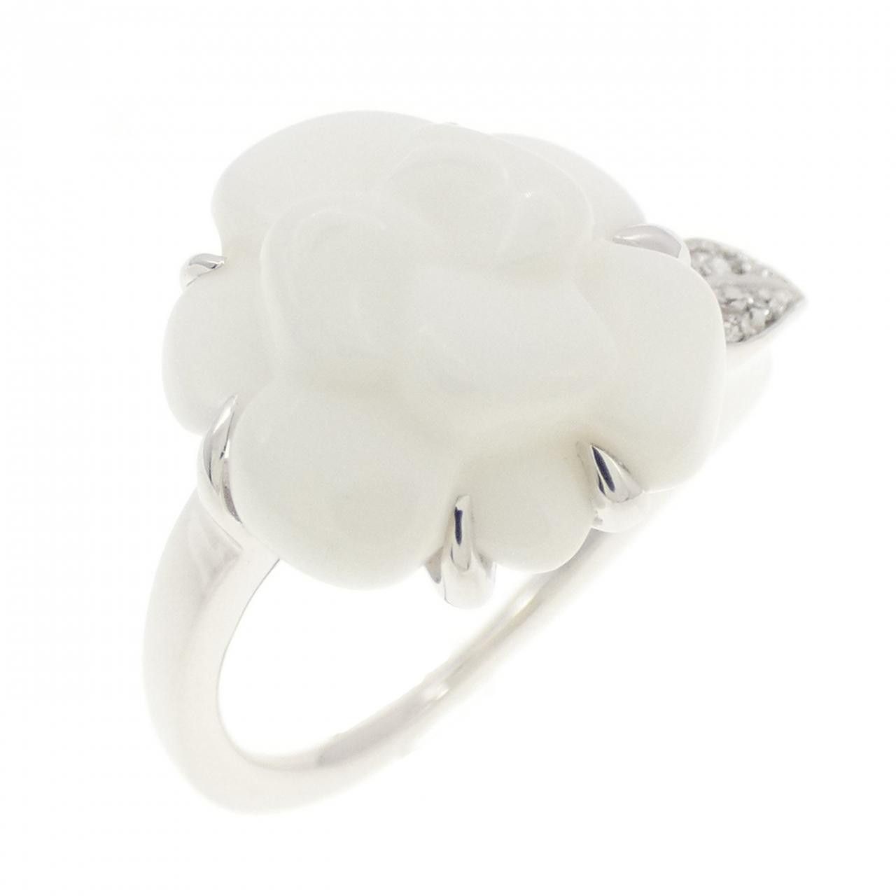 Chanel Chanel Chanel Camelia Diamond Ring Precious Metal Ring J2939 DUTY FREE for USA Size ONE SIZE - 1 Thumbnail