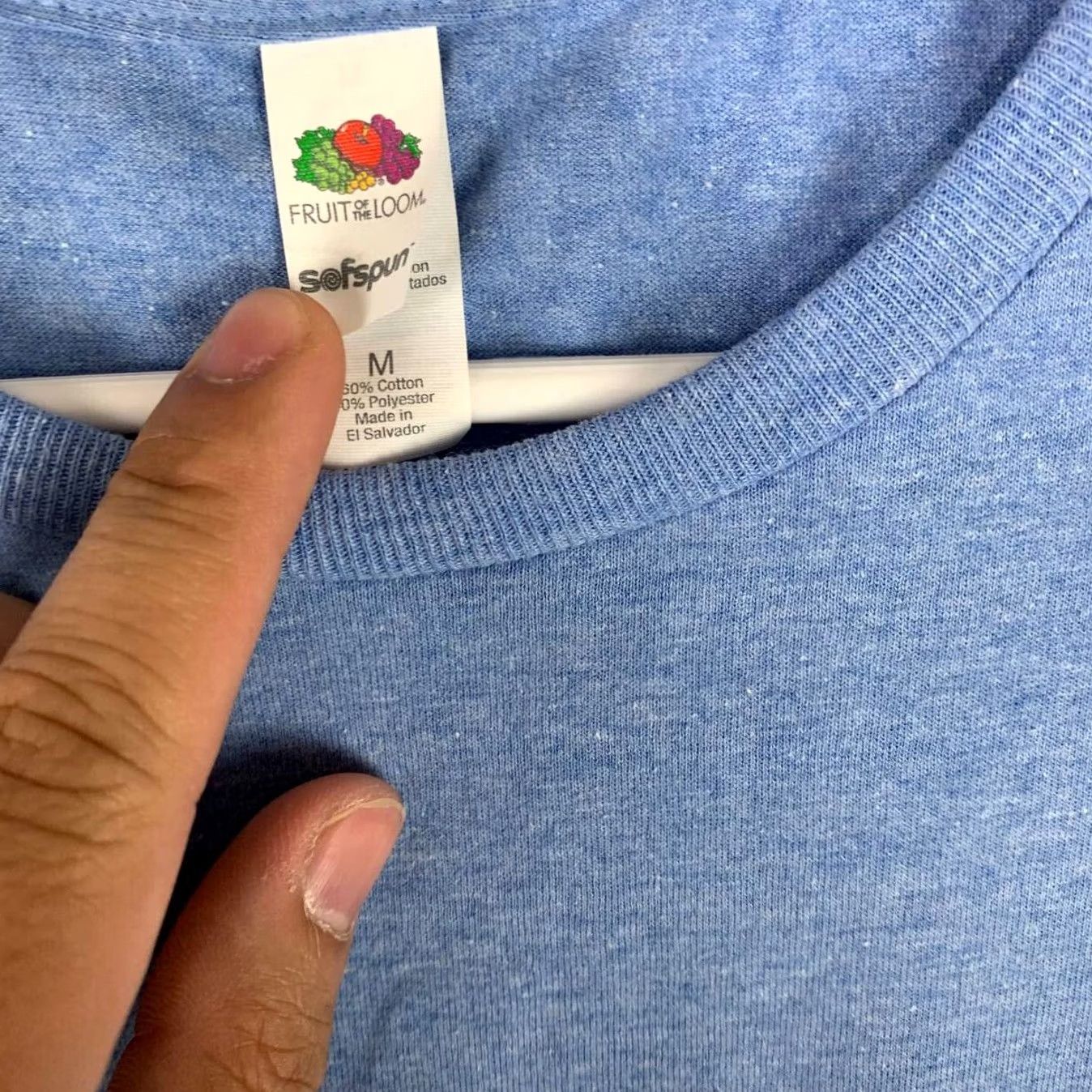 Fruit Of The Loom Fruit of the Loom T-Shirt Medium Blue Malibu California Surf Men Size US M / EU 48-50 / 2 - 3 Thumbnail