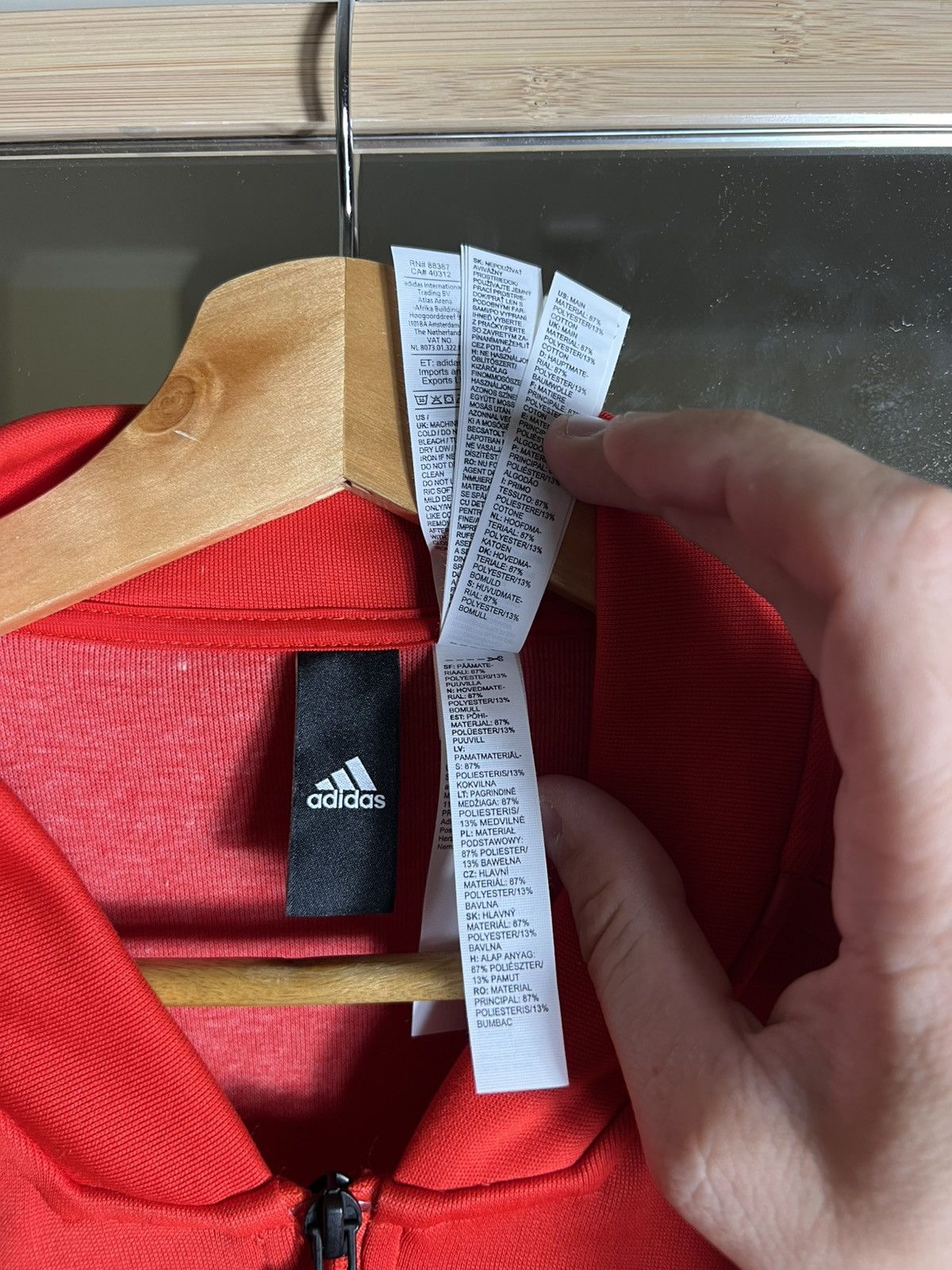 Adidas Spain Z.N.E Jacket - Adidas ZNE Football Tracksuit Top Size US XL / EU 56 / 4 - 10 Thumbnail