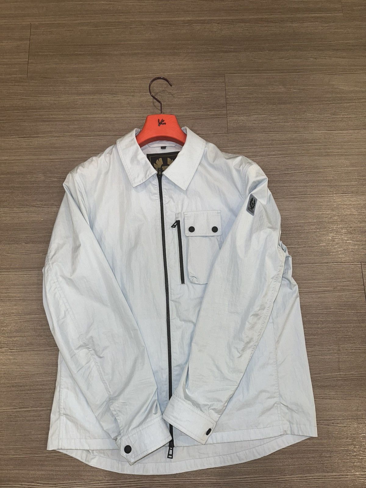 Belstaff Light blue belstaff windbreak jacket Size US XL / EU 56 / 4 - 2 Thumbnail