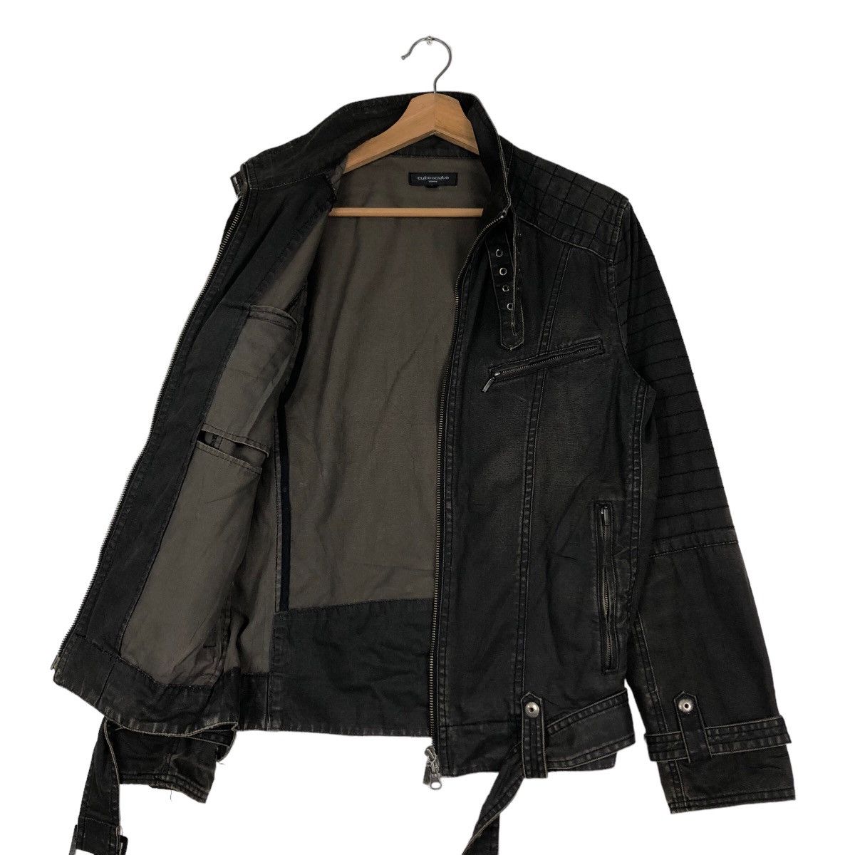 Hysteric Glamour 🔥Biker Jacket Parachute Bondage Design Belt Cuteacute Japan Size US M / EU 48-50 / 2 - 11 Thumbnail