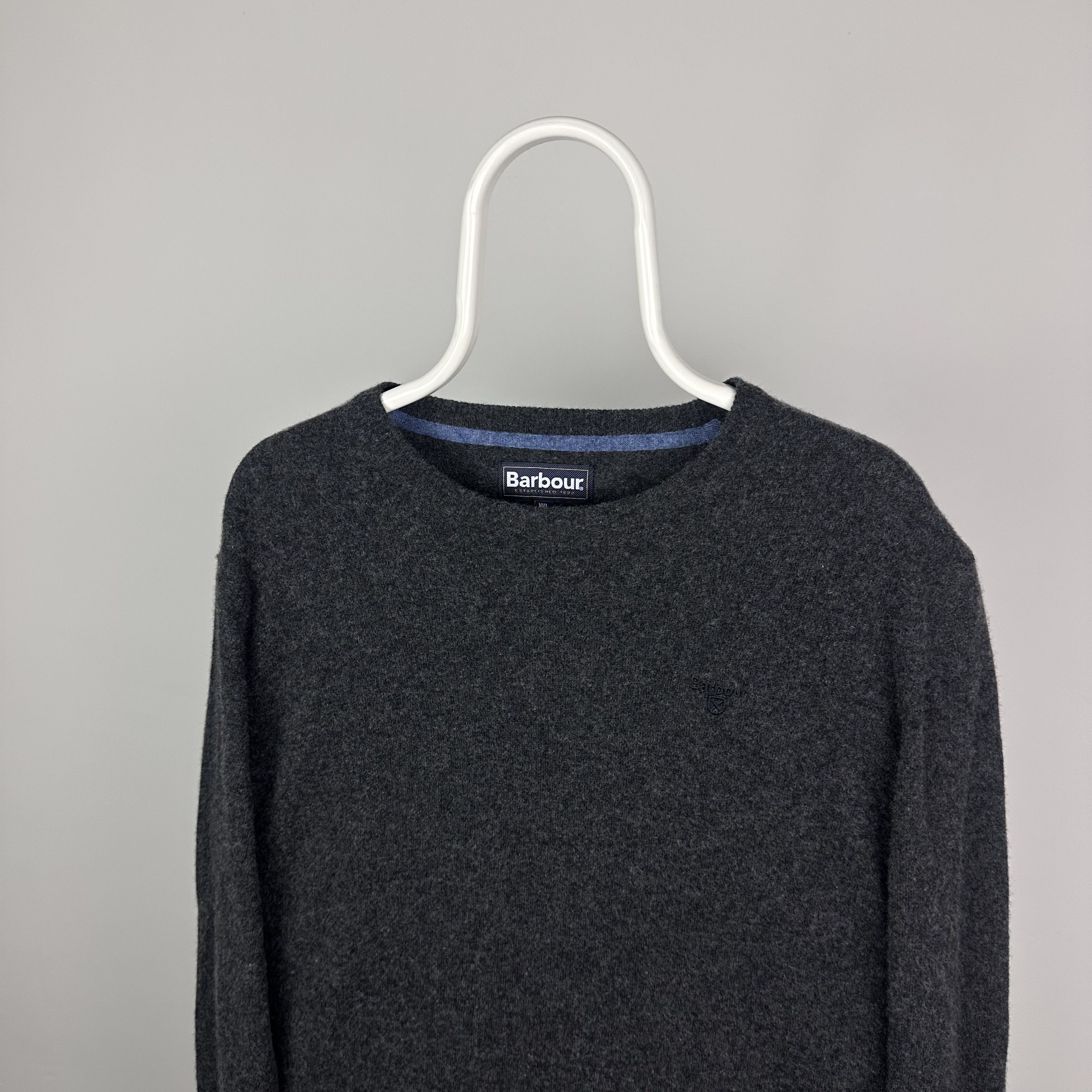 Barbour Barbour sweater men gray logo wool XL XXL Size US XL / EU 56 / 4 - 2 Thumbnail