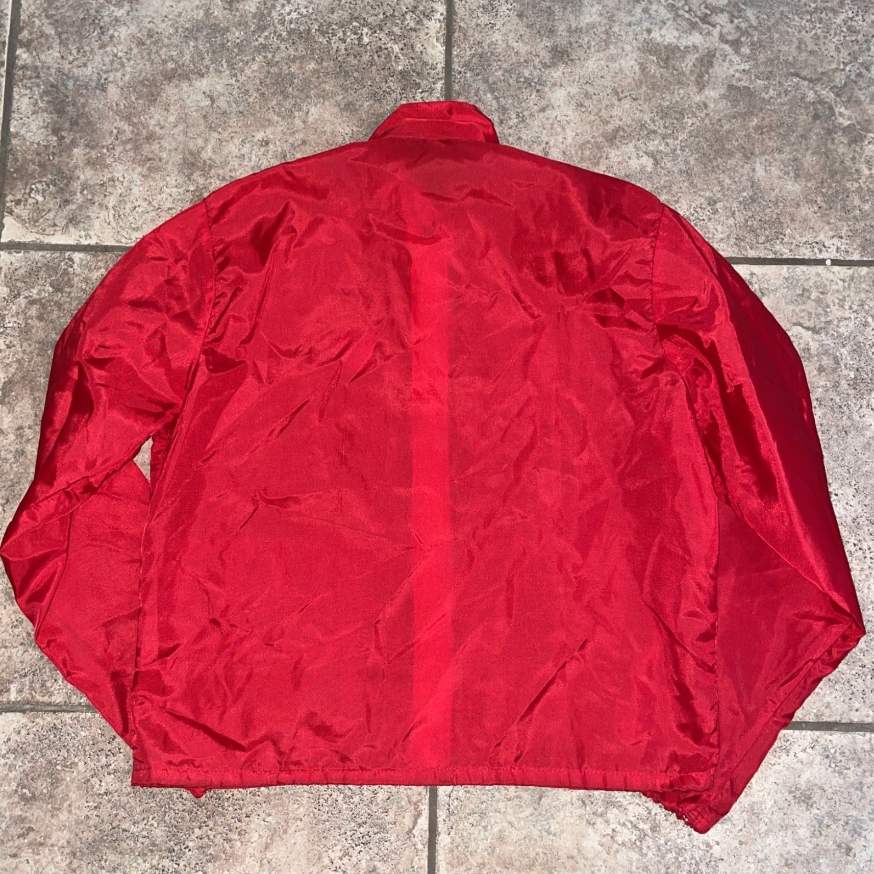 Vintage VINTAGE Red Jacket Jacket Women XL Red Lightweight Zipper ProtExall cenex VTG Size XL / US 12-14 / IT 48-50 - 4 Thumbnail