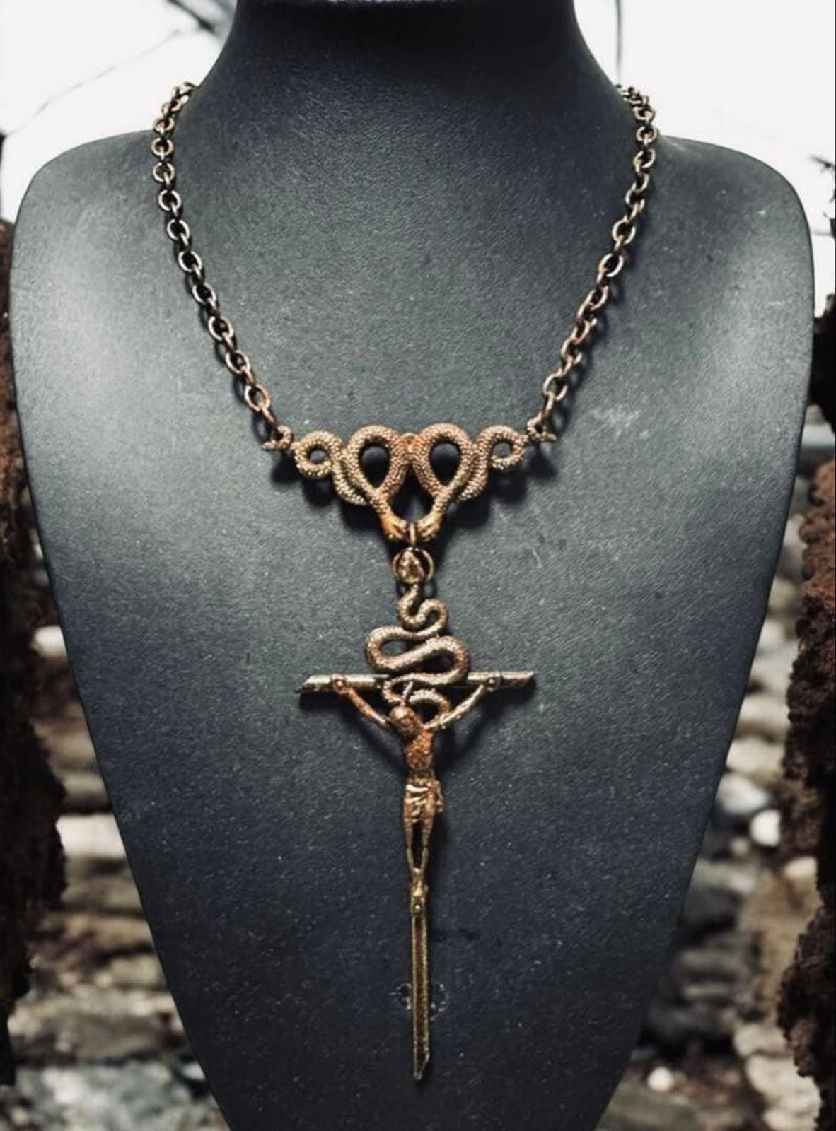 Unknown London Jean Paul Gaultier - Vintage Crucifix Necklace Size ONE SIZE - 2 Thumbnail
