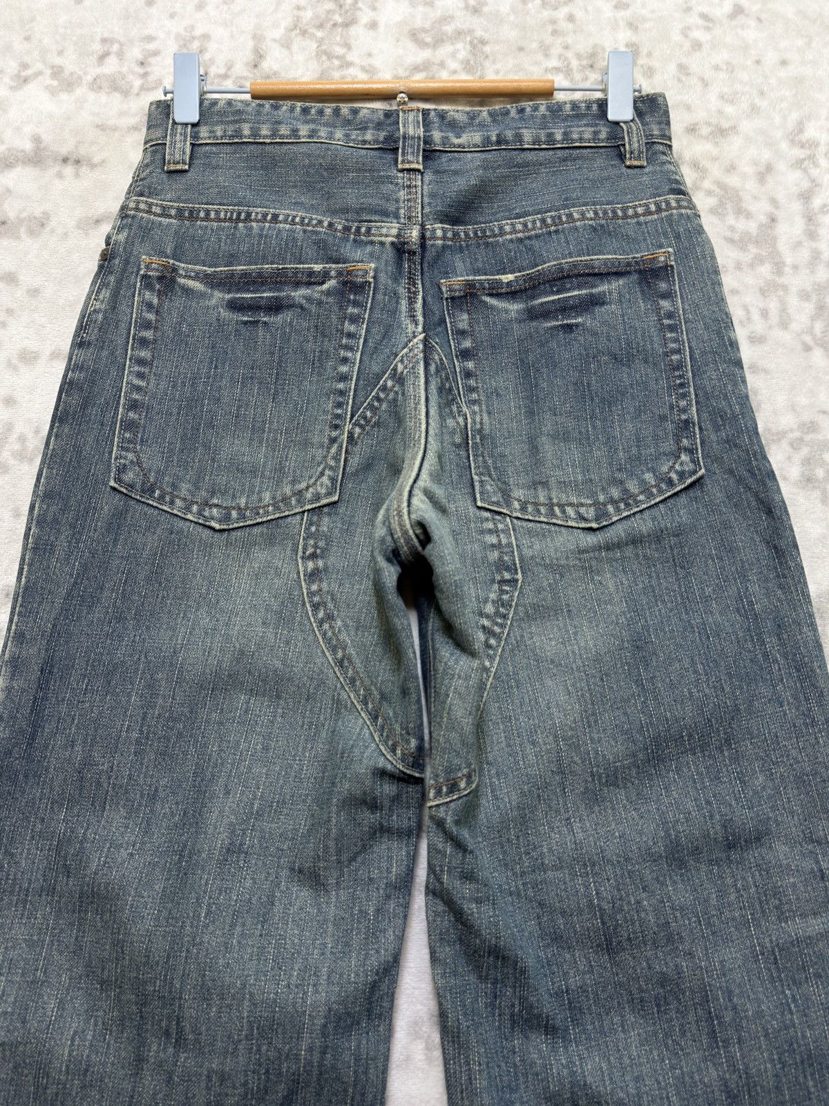 Gap Vintage GAP Kids Double Knee Carpenter Denim Jeans Size US 27 - 9 Thumbnail