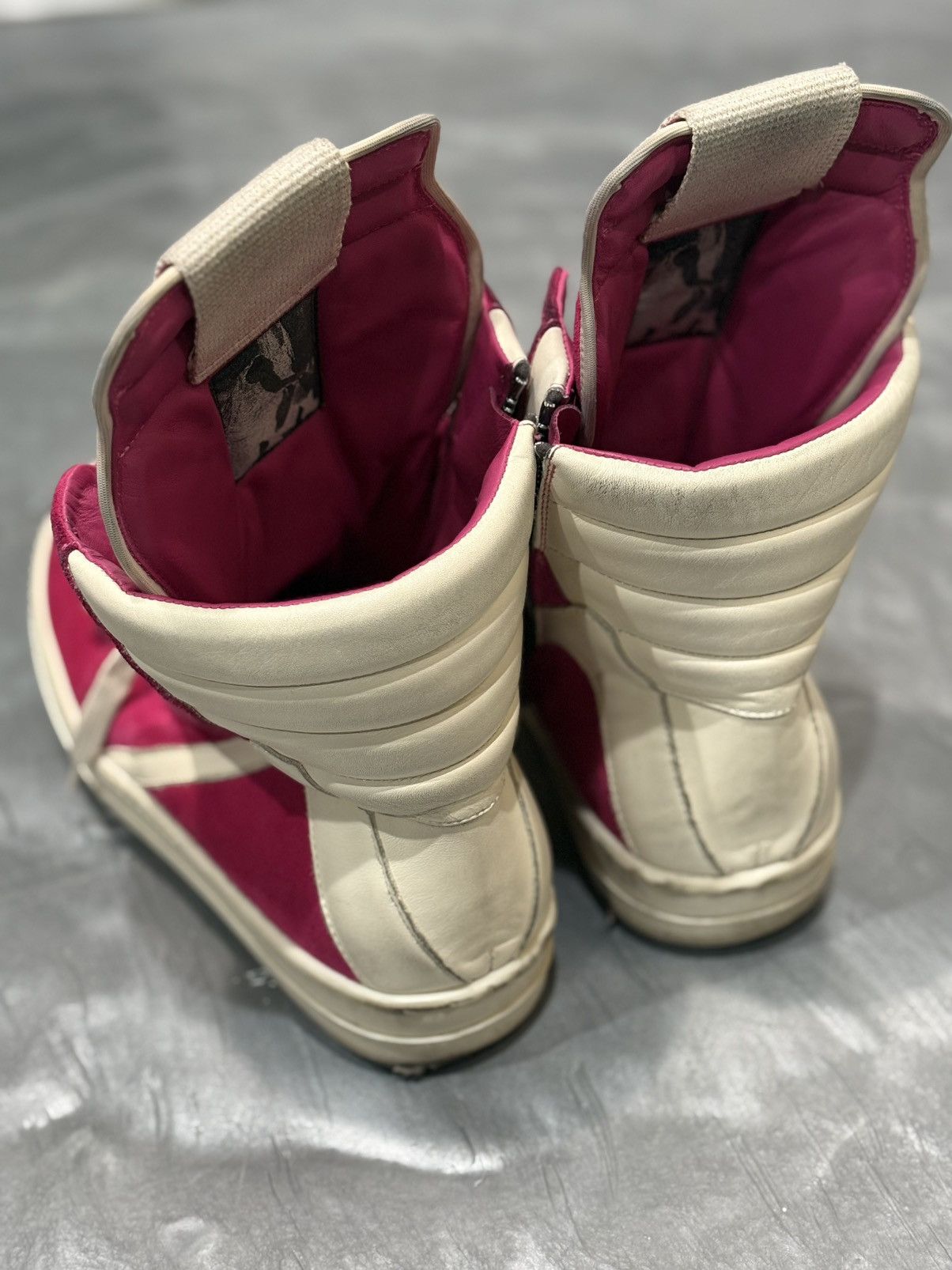 Rick Owens Rick Owen Pink Geobaskets Size US 9 / EU 42 - 5 Thumbnail