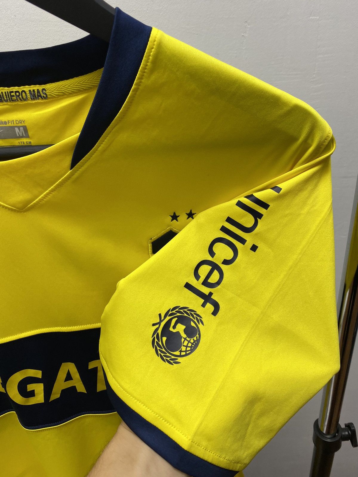 Japanese Brand Boca Juniors 2008 #10 Riquelme Argentina Nike Soccer Jersey Size US M / EU 48-50 / 2 - 11 Thumbnail