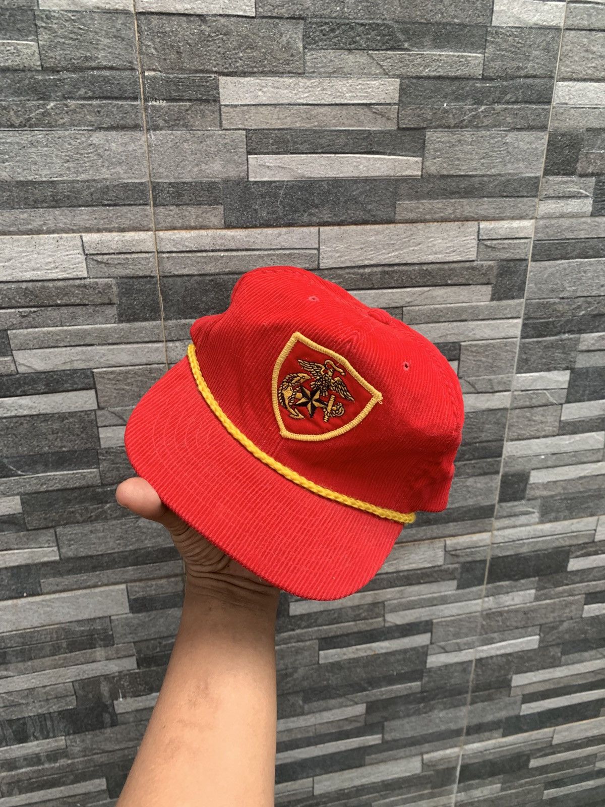 Yupong Vintage USMC Corduroy Ropehat Size ONE SIZE - 1 Thumbnail