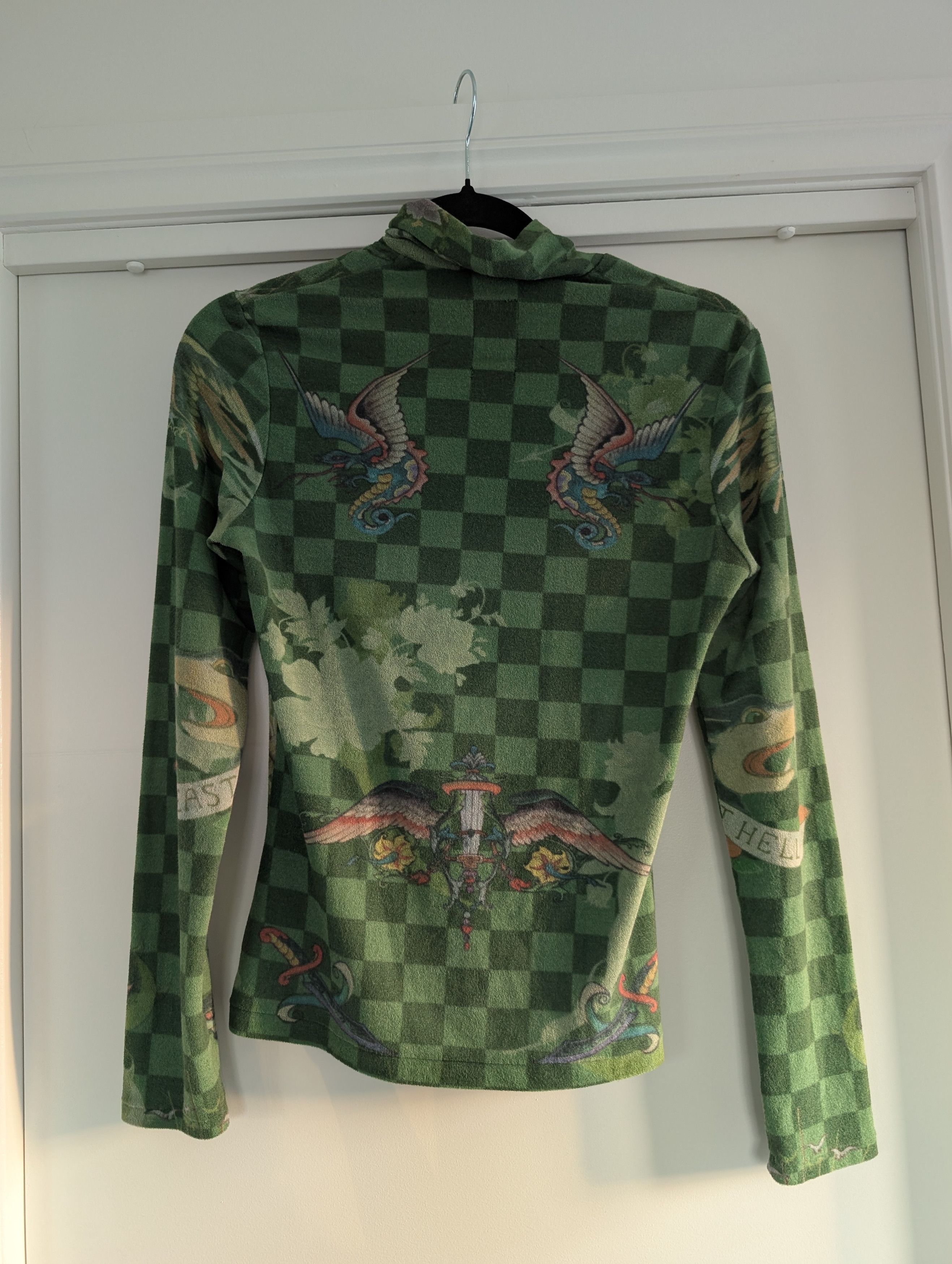 Adidas × Y-3 × Yohji Yamamoto FW03 RUNWAY Y-3 TATTOO GRID MESH LONGSLEEVE Size US S / EU 44-46 / 1 - 4 Thumbnail