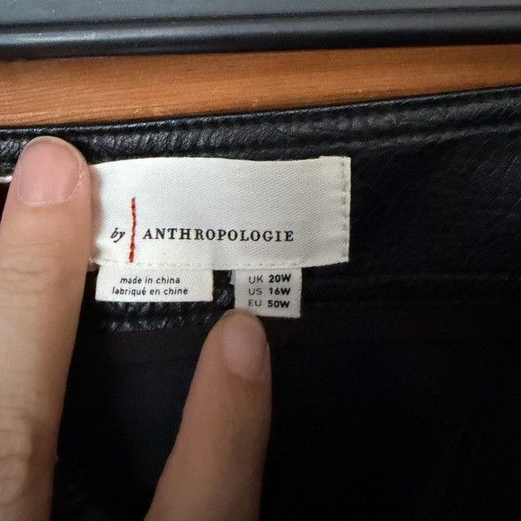 Other Anthropologie Faux Leather Utility Cargo Pants Size 16w flaw Size 38" / US 16 / IT 52 - 7 Thumbnail