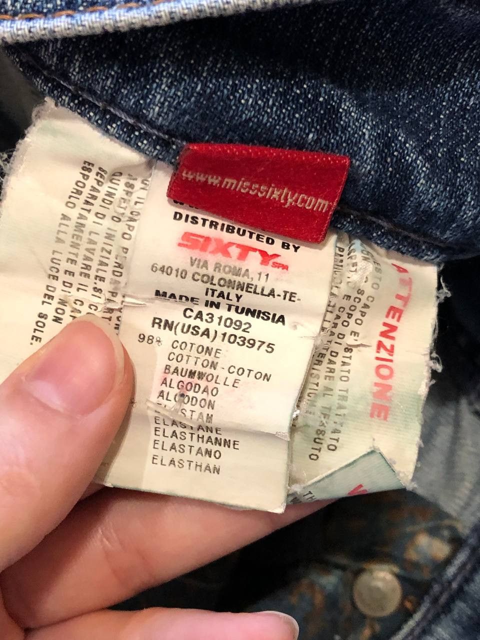 Miss Sixty Vintage Miss Sixty Faded Denim Jeans Y2K Size 26 Size 26" / US 2 / IT 38 - 4 Thumbnail