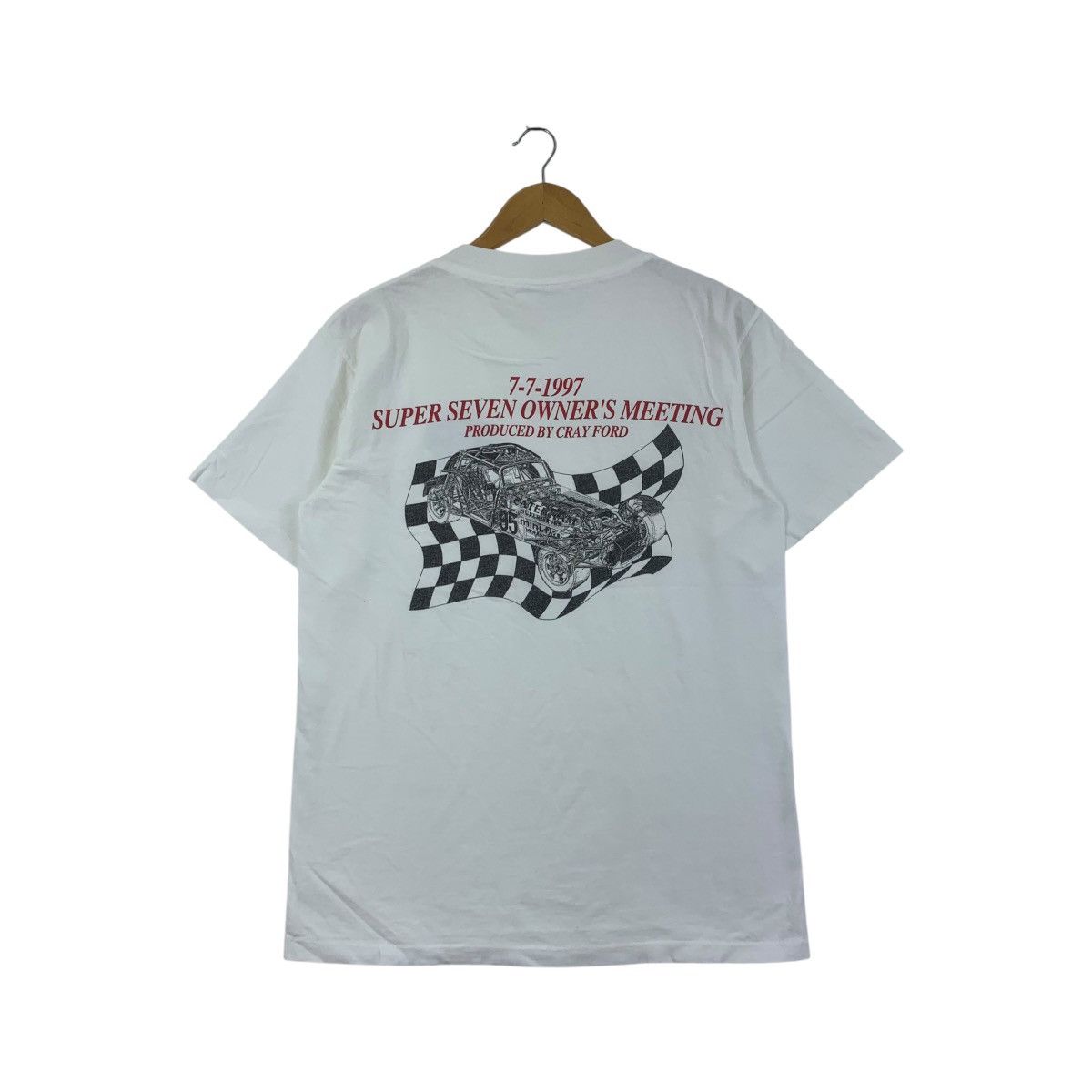 Vintage Vintage 1997 CATERHAM SUPER SEVEN Ford Car Meeting Tee Shirt Size US M / EU 48-50 / 2 - 4 Thumbnail