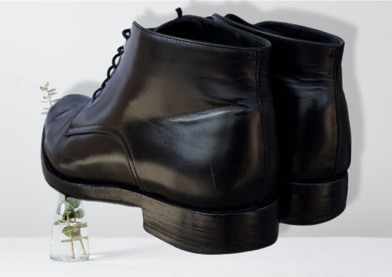 Dior Christian Dior Boots Men’s Black Leather Lace Up short shoes Size US 8 / EU 41 - 3 Thumbnail