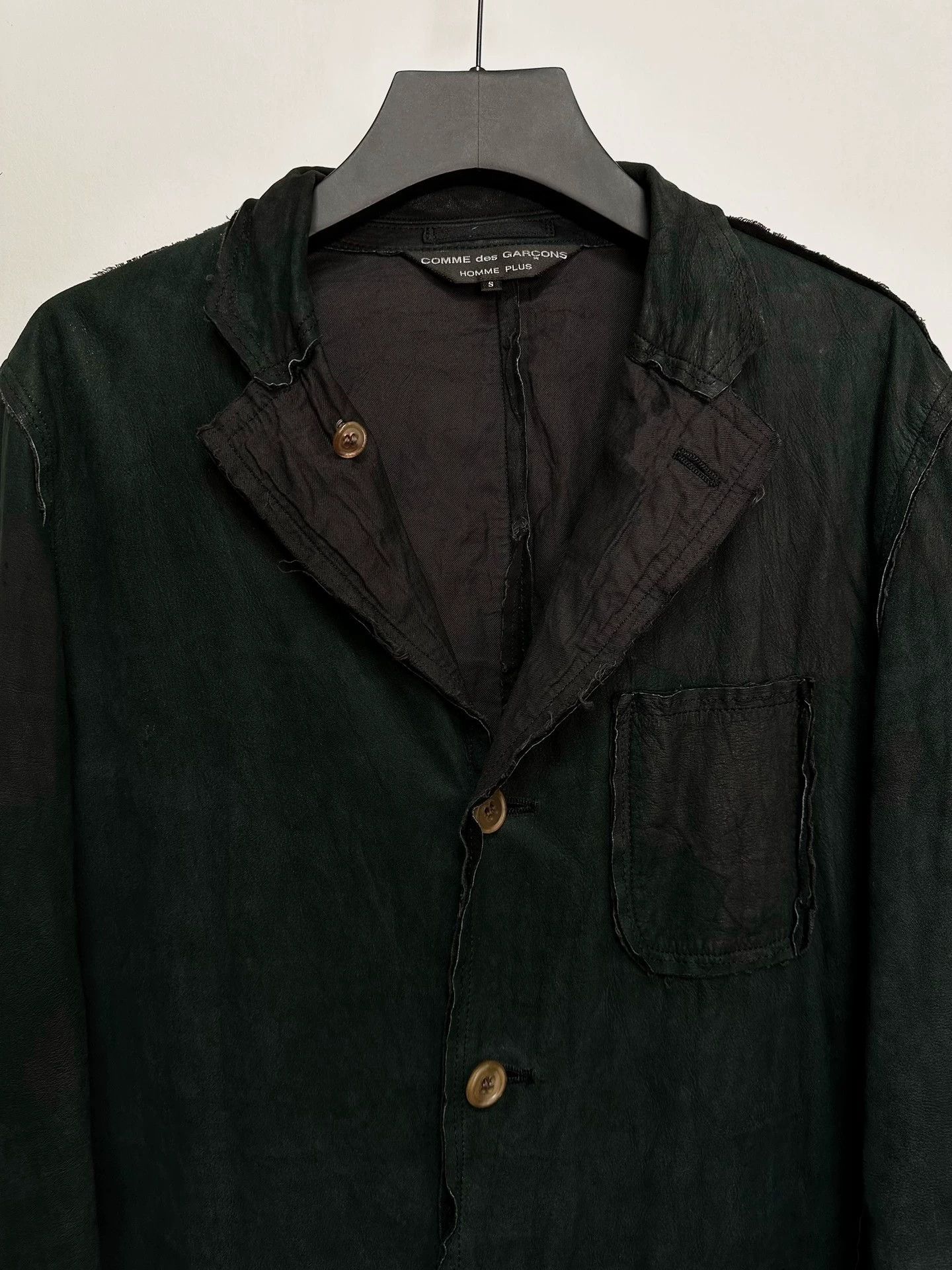 Comme des Garcons Comme des Garçons 02AW Torn Leather Runway Jacket Size US S / EU 44-46 / 1 - 6 Thumbnail