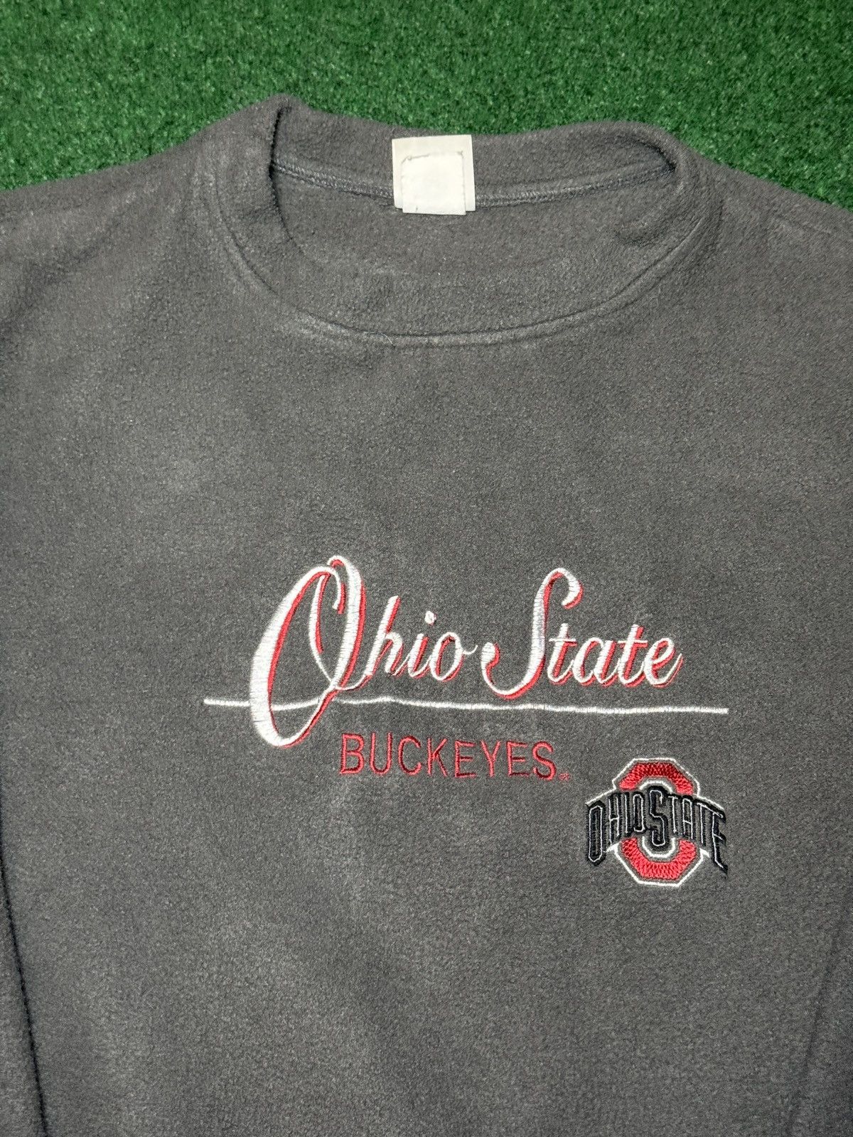 Vintage Vintage 90s Ohio State Buckeyes OSU Collegiate Sweatshirt Size US L / EU 52-54 / 3 - 2 Thumbnail