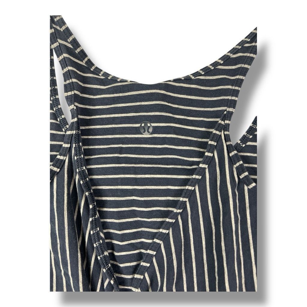 Lululemon Lululemon Vita Striped Racer Tank Top Size 6 Size M / US 6-8 / IT 42-44 - 5 Thumbnail