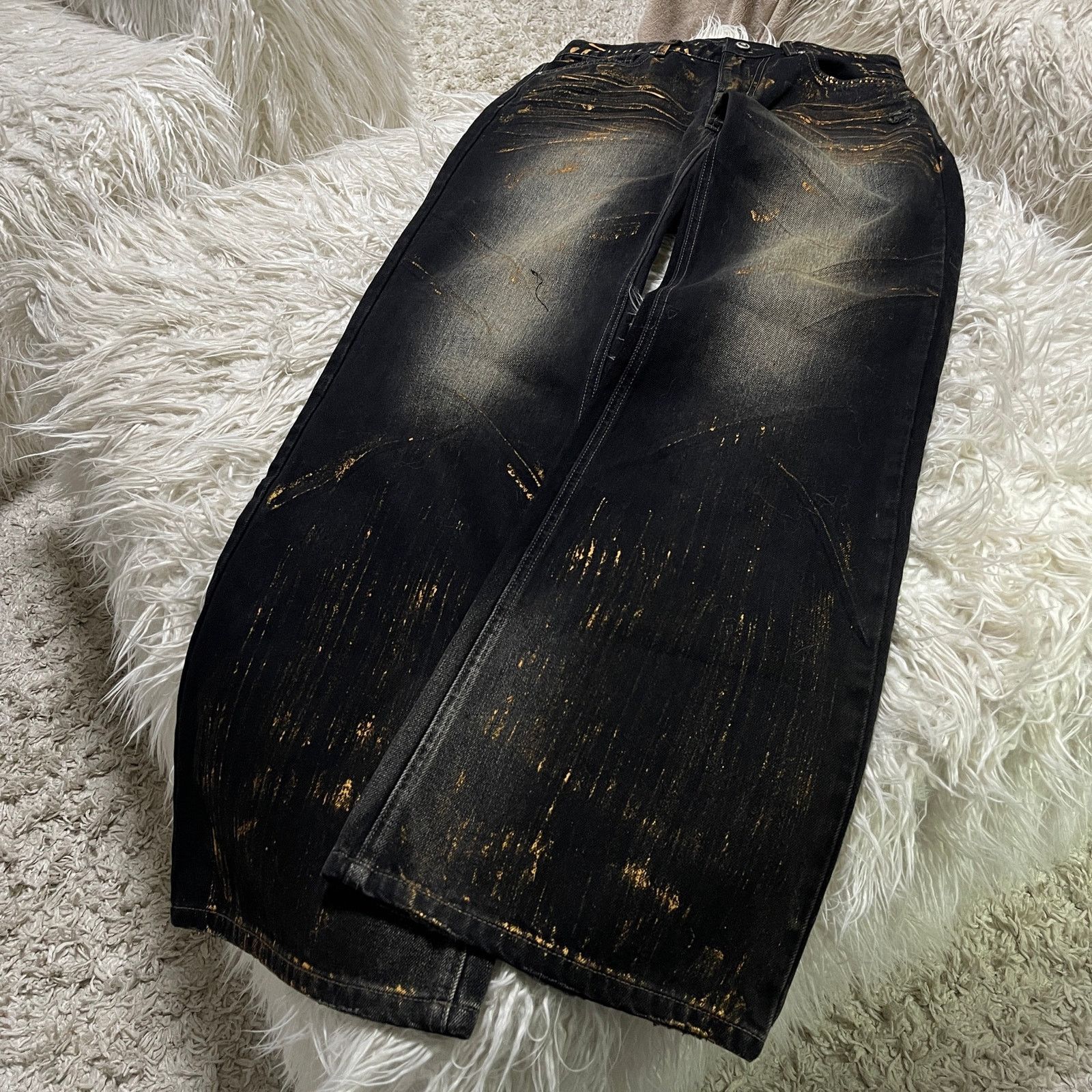 Hysteric Glamour Vintage Japanese Brand Faded Low-rise Bootcut Denim Jeans Size 30" / US 8 / IT 44 - 8 Thumbnail