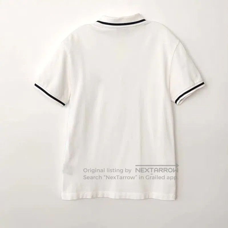 Dior Dior Men's White Cotton Polo Shirt . Size US M / EU 48-50 / 2 - 2 Thumbnail