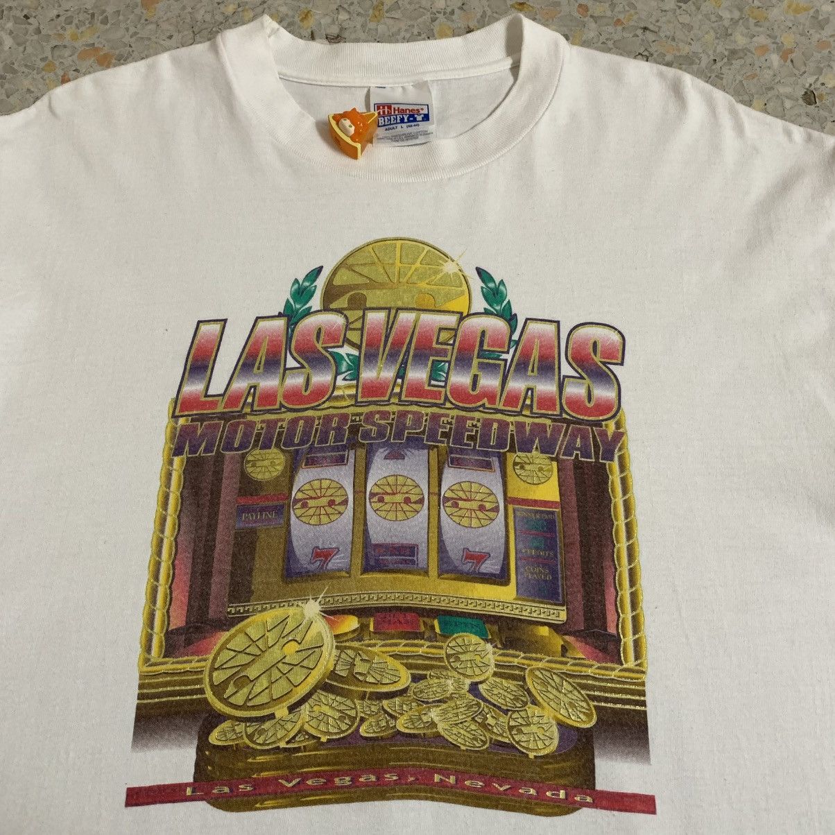 Vintage Vintage Las Vegas Motor Speedway 90s Size US L / EU 52-54 / 3 - 1 Thumbnail
