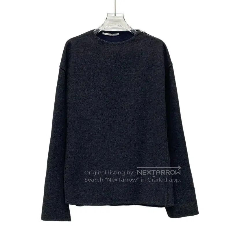 Valentino Valentino Dark Gray Wool Men's Pullover . Size US S / EU 44-46 / 1 - 1 Thumbnail