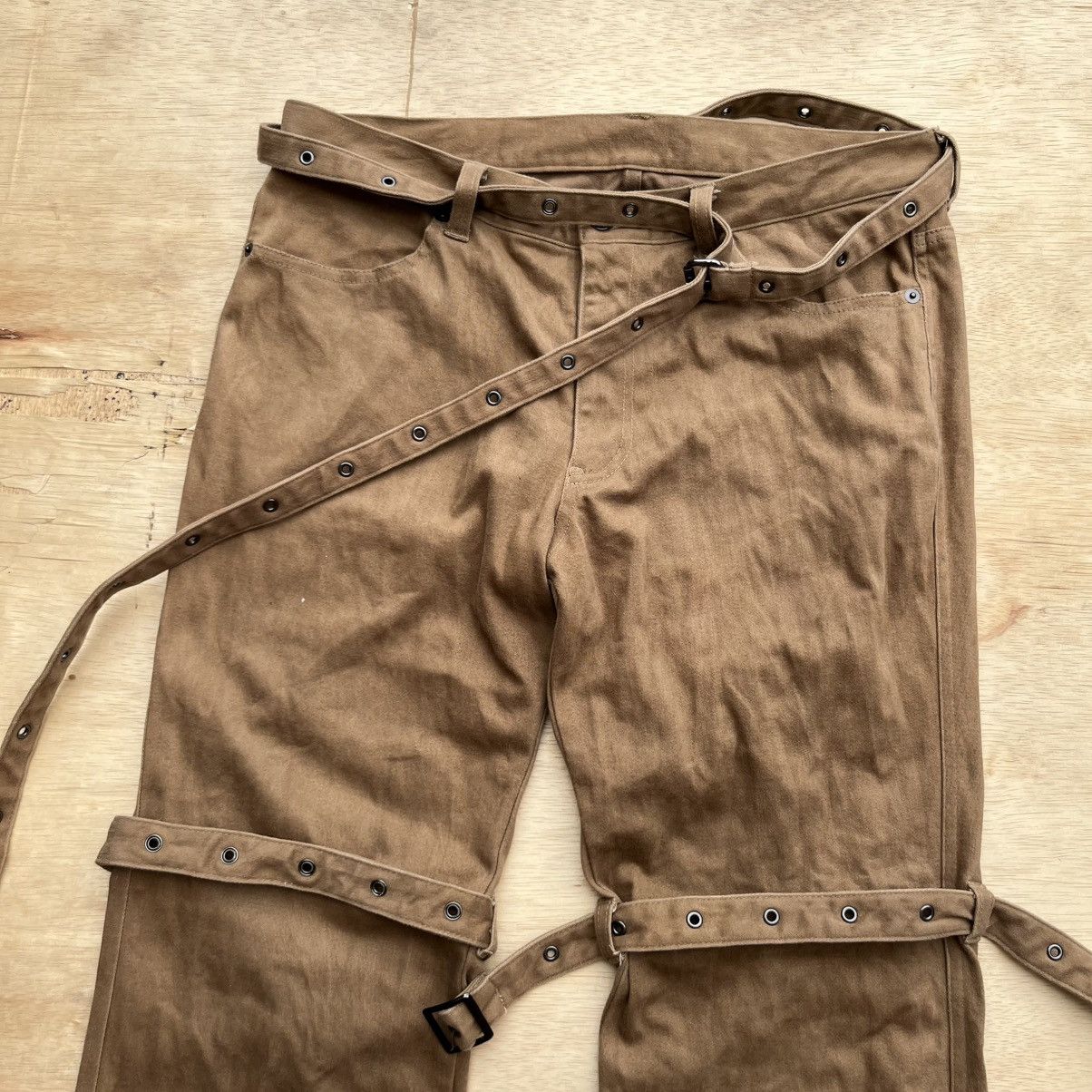 Punk and Yo CUSTOM CULTURE MAD PUNK STRETCH Y2K VINTAGE PANTS Size US 32 / EU 48 - 2 Thumbnail