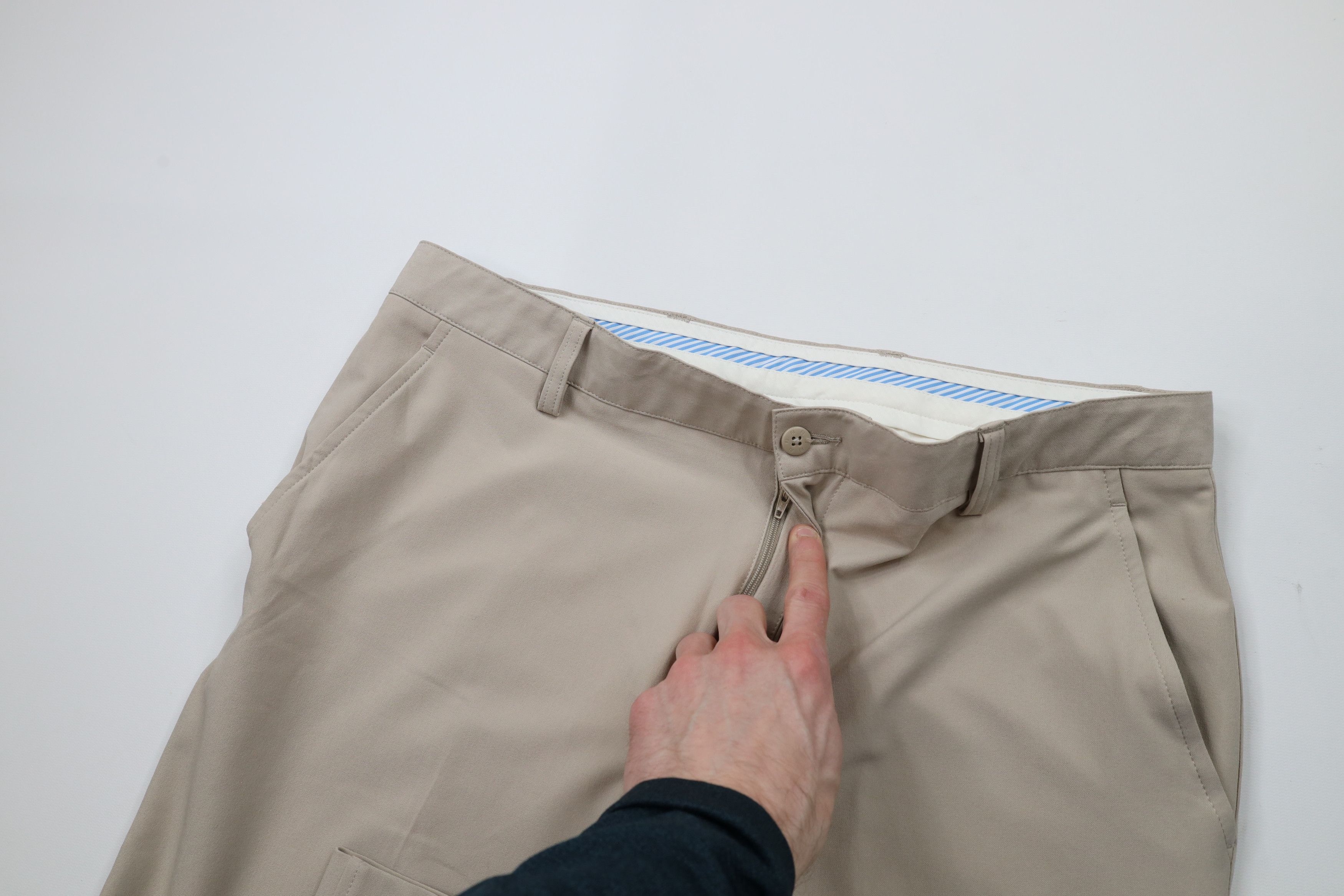Footjoy × Vintage FootJoy Wide Leg Stretch Golf Golfing Chino Pants Beige Size US 35 - 6 Thumbnail