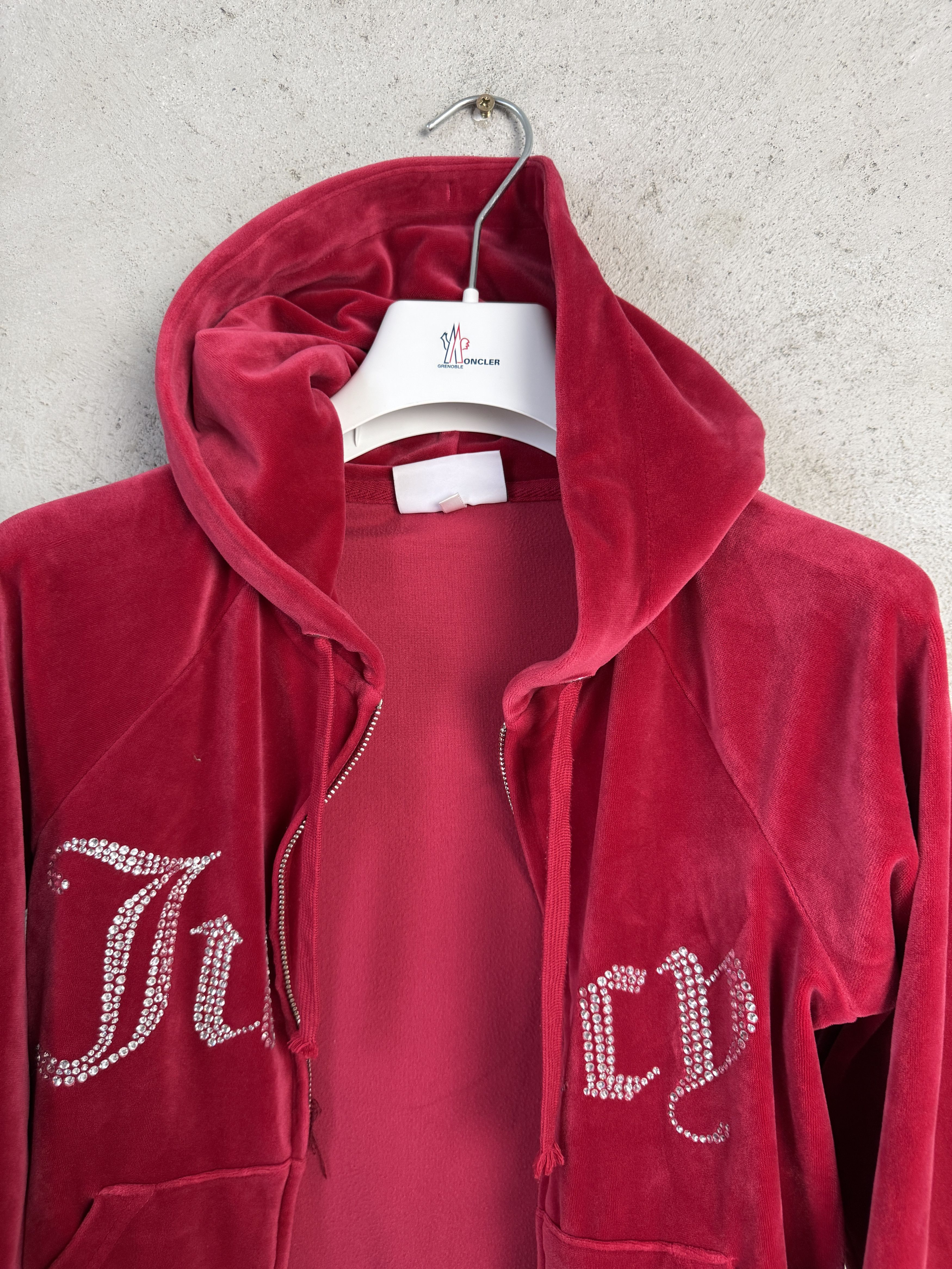 Juicy Couture Juicy Couture big logo zip-up hoodie y2k 00s avant garde Size XXS / US 00 / IT 34 - 2 Thumbnail