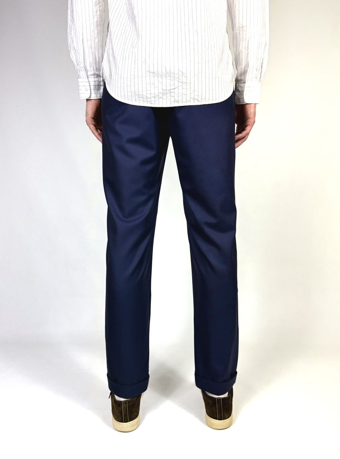 Ermenegildo Zegna Ermenegildo Zegna Wool Straight Trousers Size US 33 - 7 Thumbnail