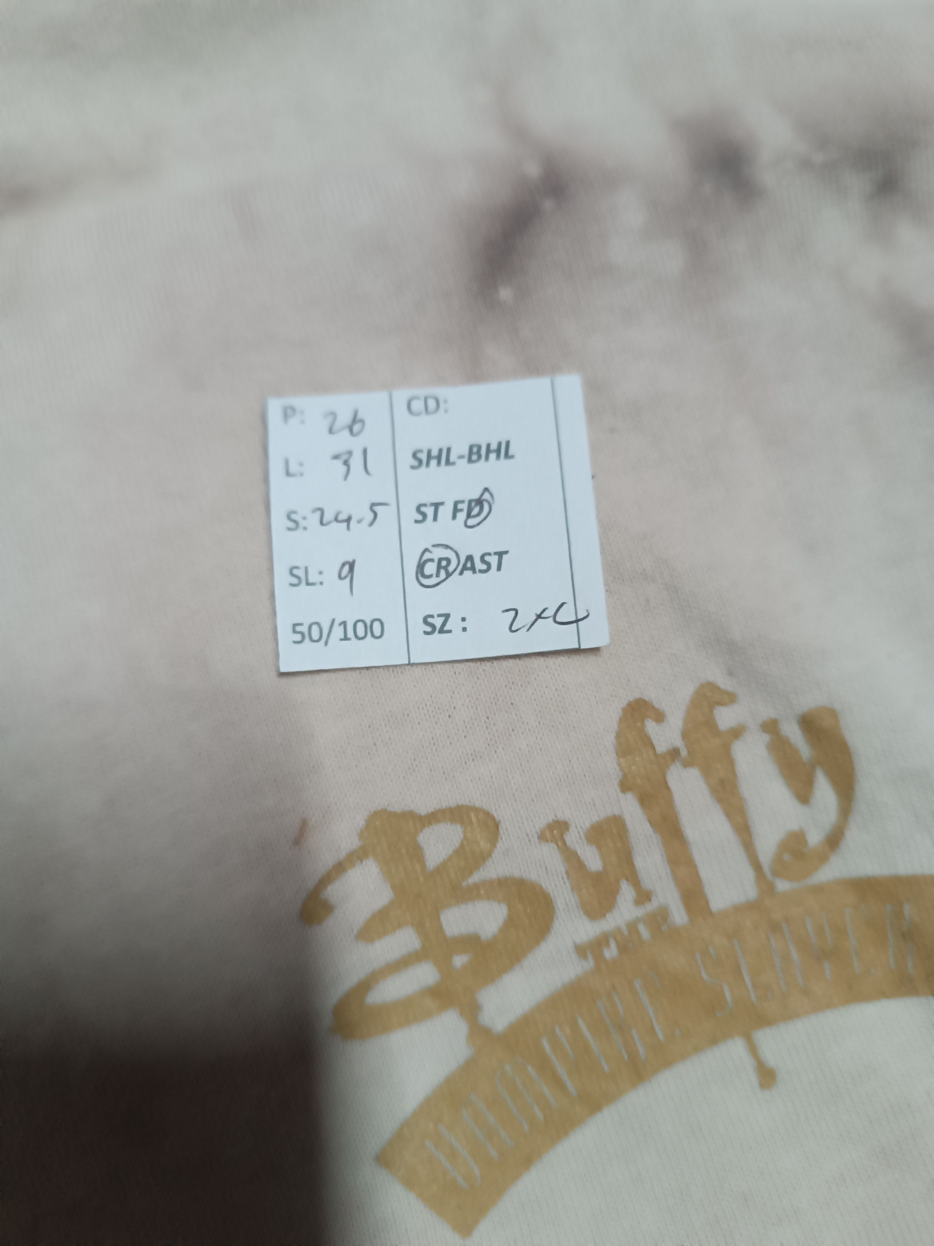 Vintage VINTAGE 90'S BUFFY THE VAMPIRE SLAYER ACID WASH DISTRESSED Size US XXL / EU 58 / 5 - 20 Thumbnail