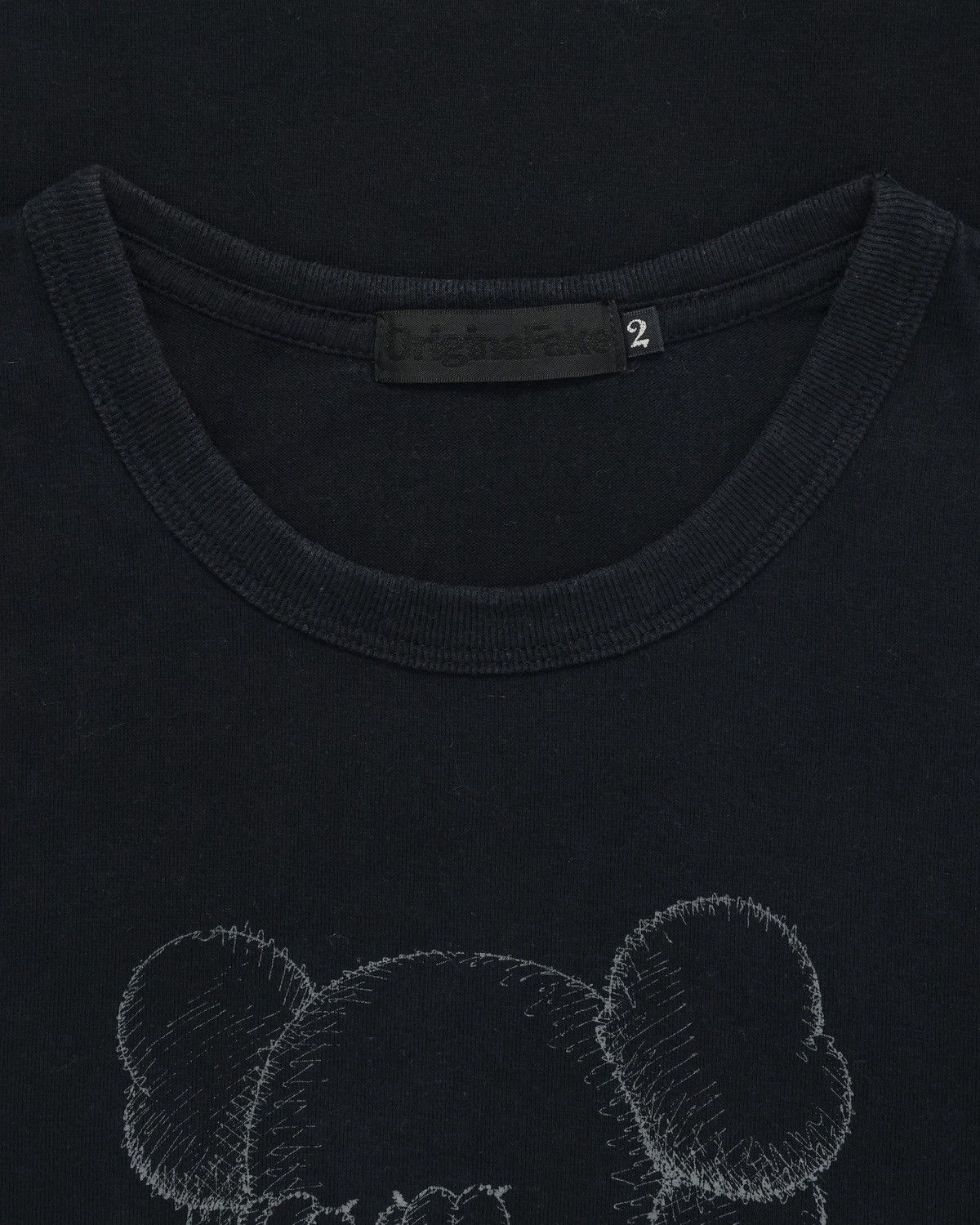 Original Fake KAWS / OriginalFake Black graphic T-shir Size US M / EU 48-50 / 2 - 3 Thumbnail