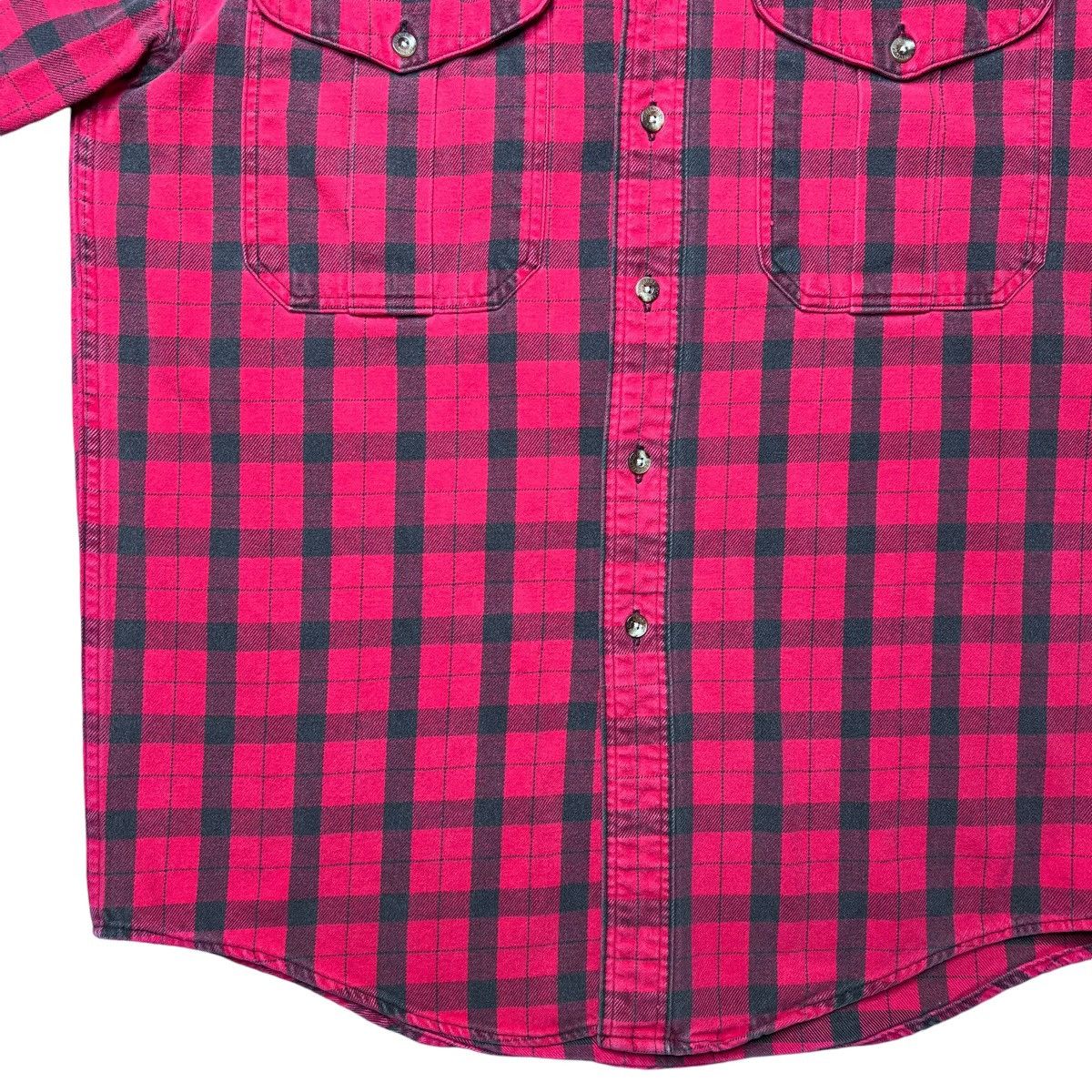 Filson C.C. Filson Garment Red Black Plaid Flannel Cotton Shirt Size US L / EU 52-54 / 3 - 5 Thumbnail