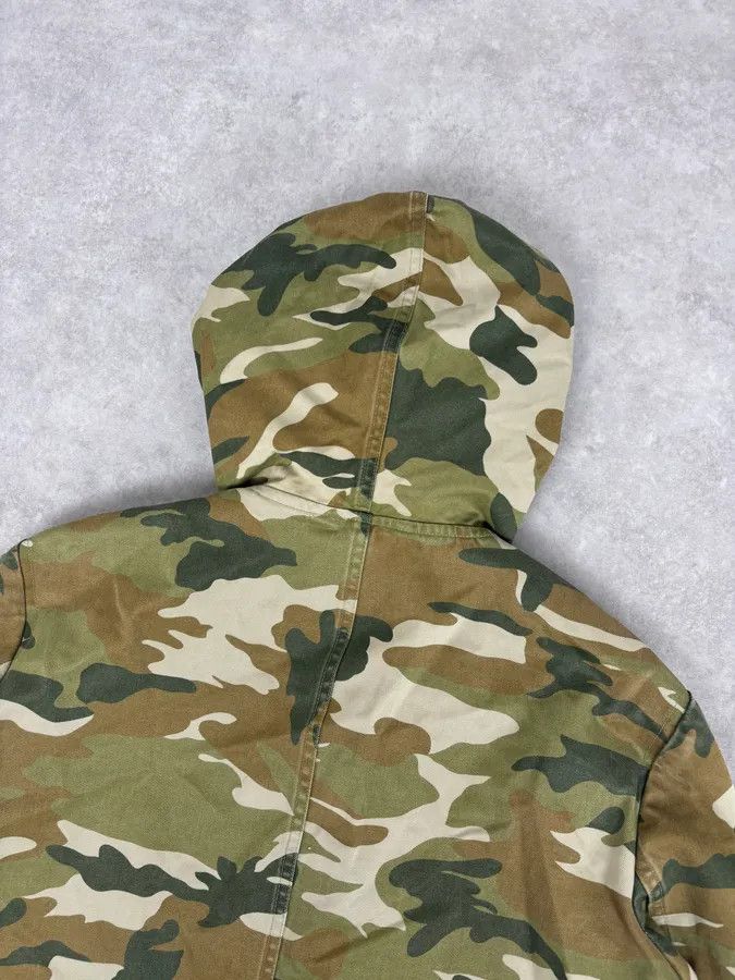A.P.C. A.P.C. Khaki Camo Hooded Jacket Multi-Pocket Jacket Size US M / EU 48-50 / 2 - 6 Thumbnail