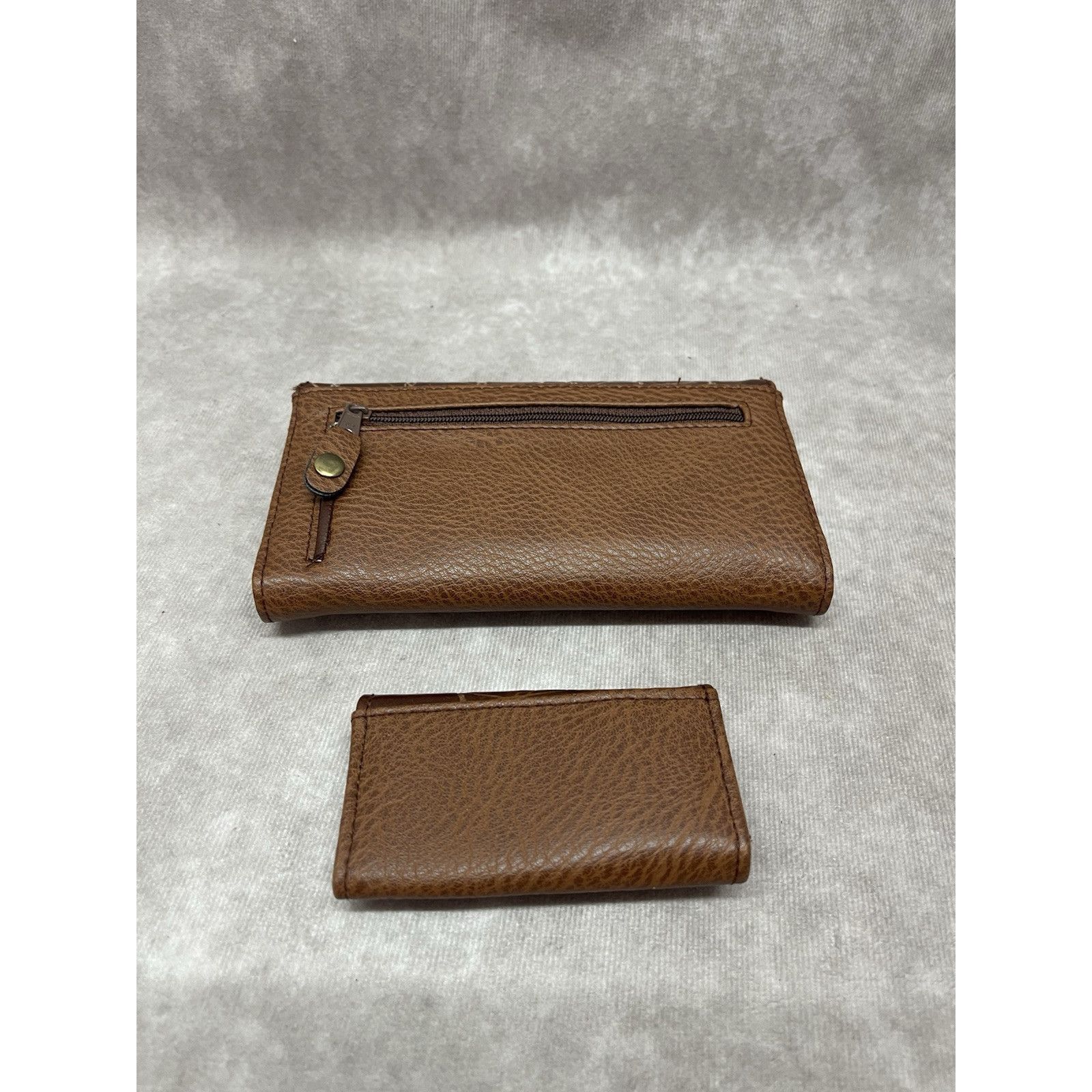 Other Mundi My Big Fat Womens Organizer Checkbook & Key Brown Leat Size ONE SIZE - 2 Thumbnail