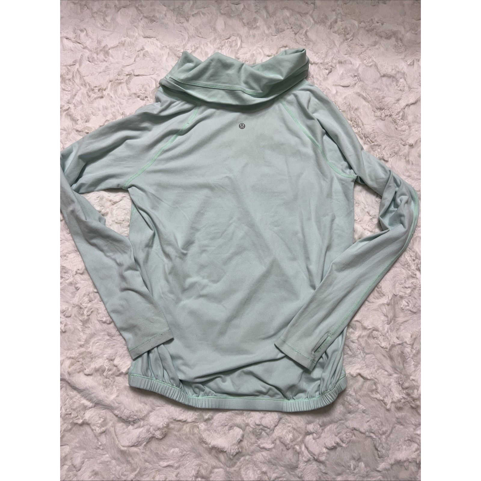 Lululemon Lululemon Women Light Green Soft Sweater Size Large Size L / US 10 / IT 46 - 5 Thumbnail