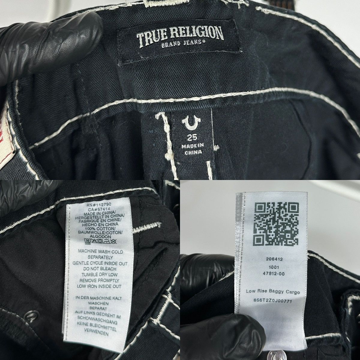 Japanese Brand True Religion Low Rise Baggy Cargo Pants Size US 28 / EU 44 - 20 Thumbnail