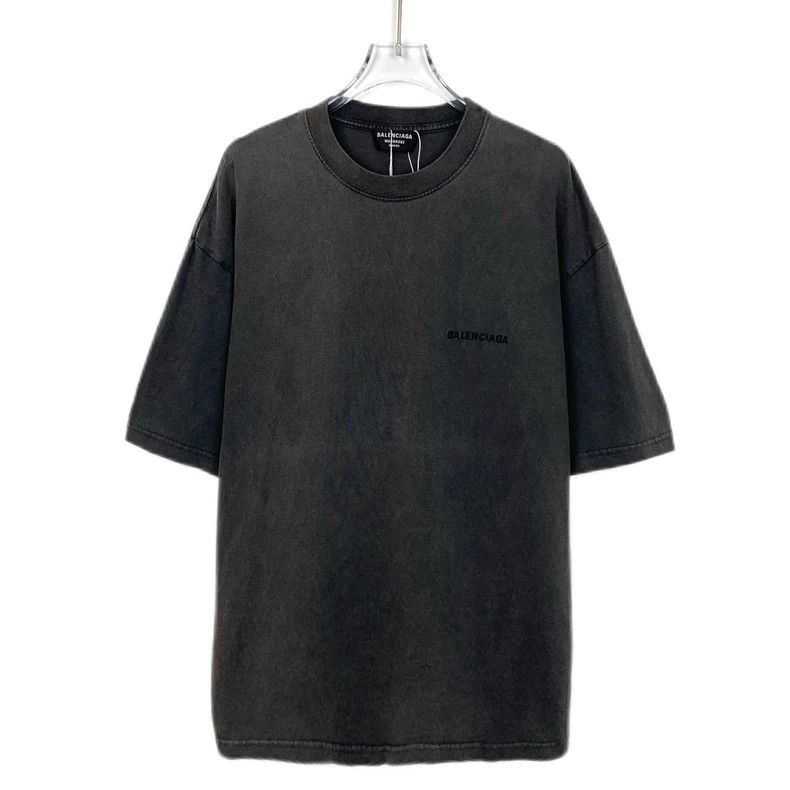 Balenciaga Balenciaga Black and grey logo monogram embroidered crew n Size US XS / EU 42 / 0 - 1 Thumbnail