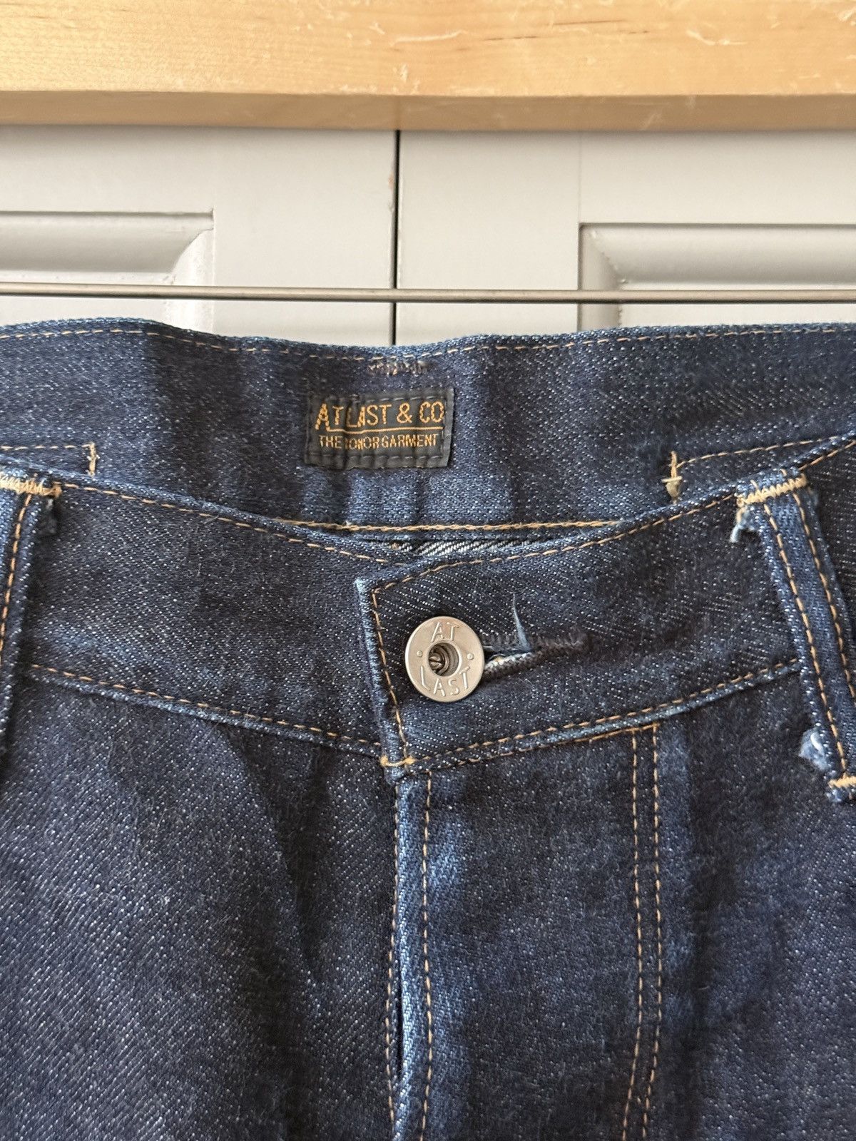 At Last & Co Timeworn Clothing (At Last & Co) Lot 162 denim - Rare Size US 34 / EU 50 - 4 Thumbnail