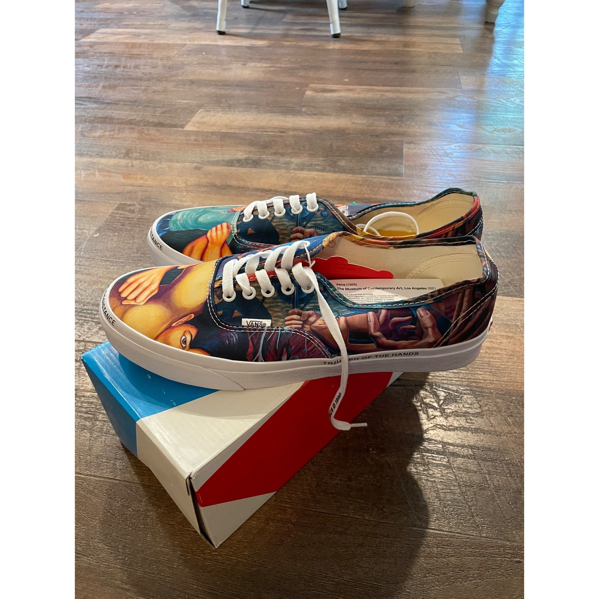 Vans NWT Vans x MOCA Judy Baca Authentic Skate Shoes Art Social C Size US 11.5 / EU 44-45 - 6 Thumbnail
