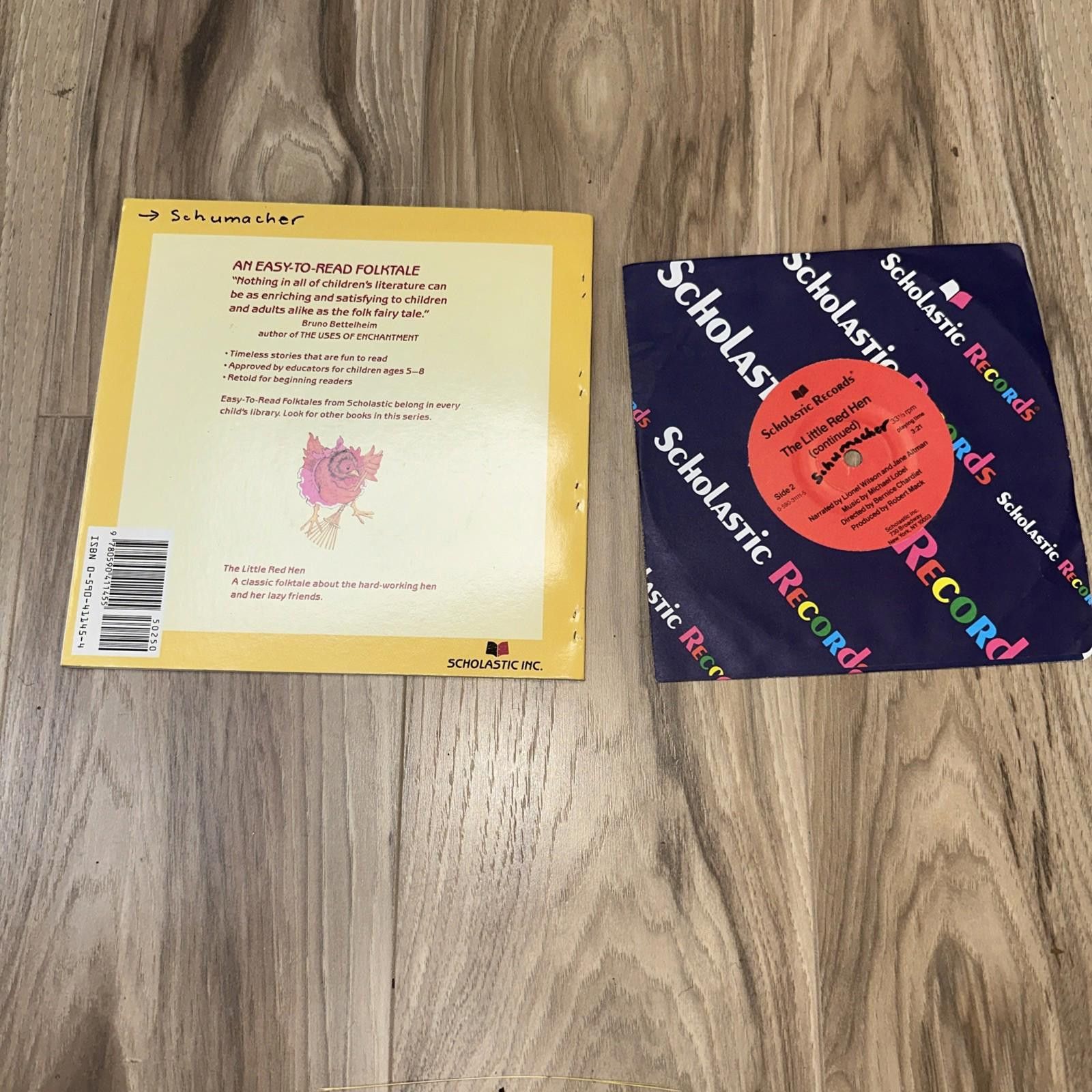Other The Little Red Hen Book And Vinyl Record 45 Size ONE SIZE - 3 Thumbnail