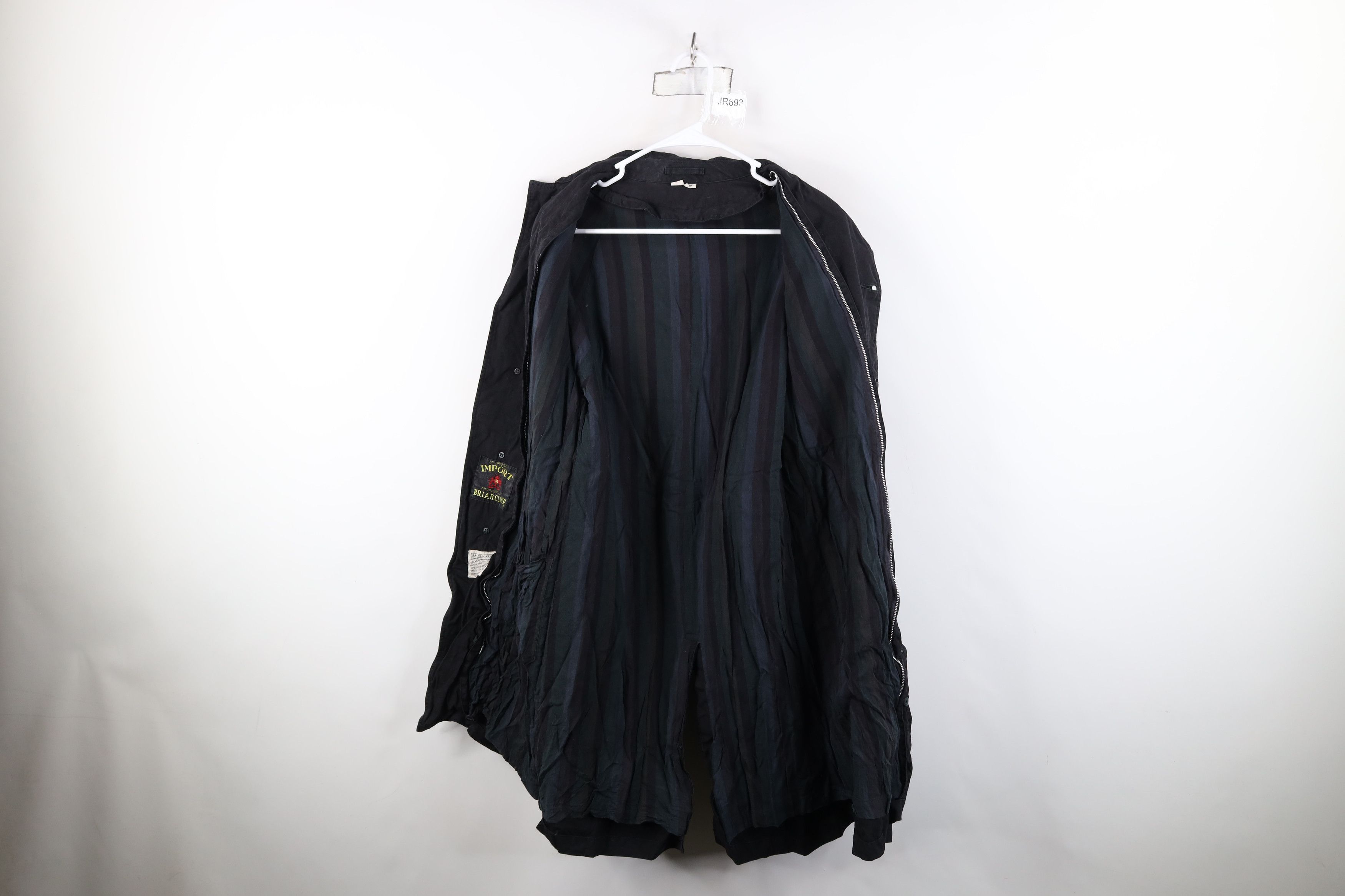 Vintage Vintage 60s Streetwear Trench Coat Rain Jacket Black Size US L / EU 52-54 / 3 - 9 Thumbnail